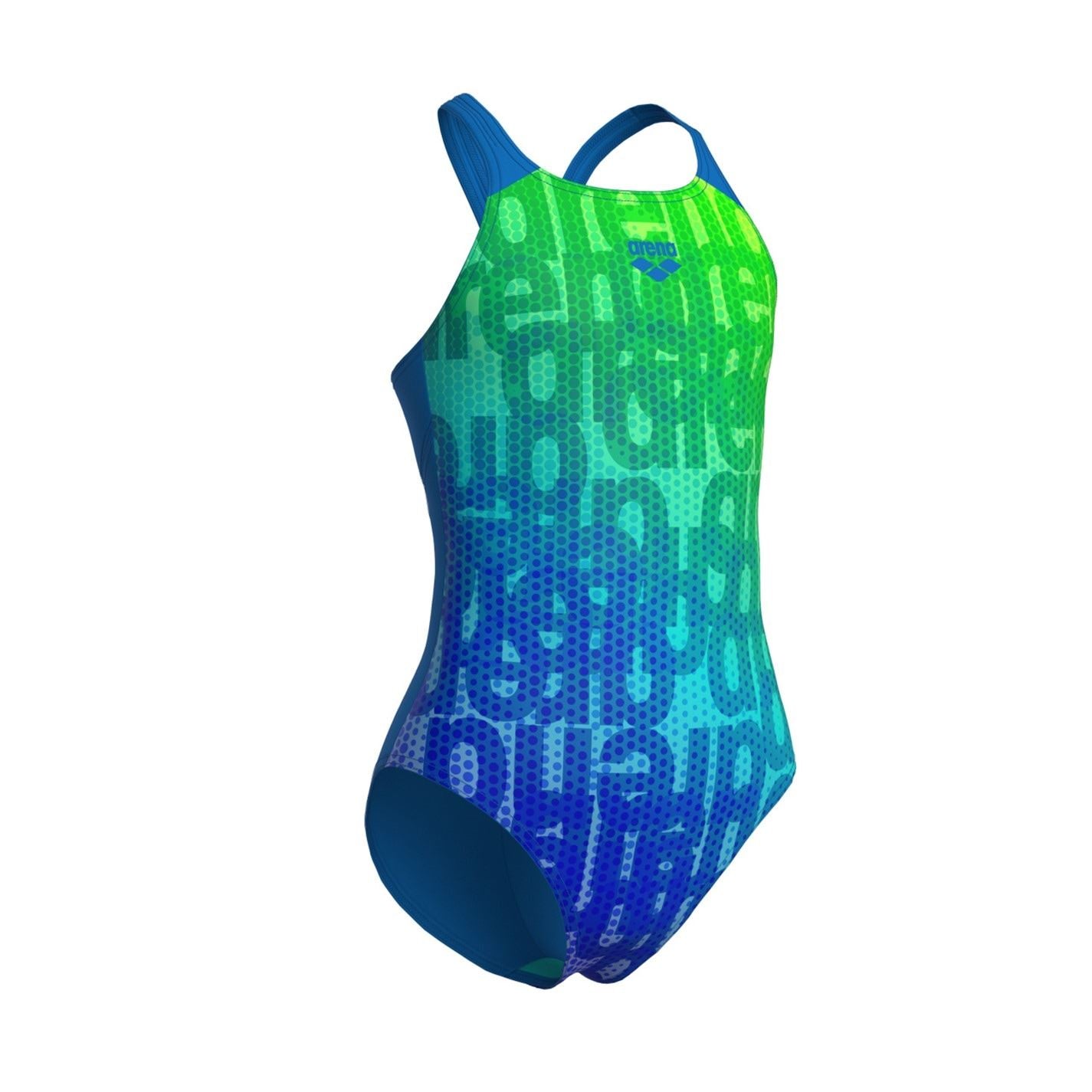 Arena Multi Colours V Back Swimsuit