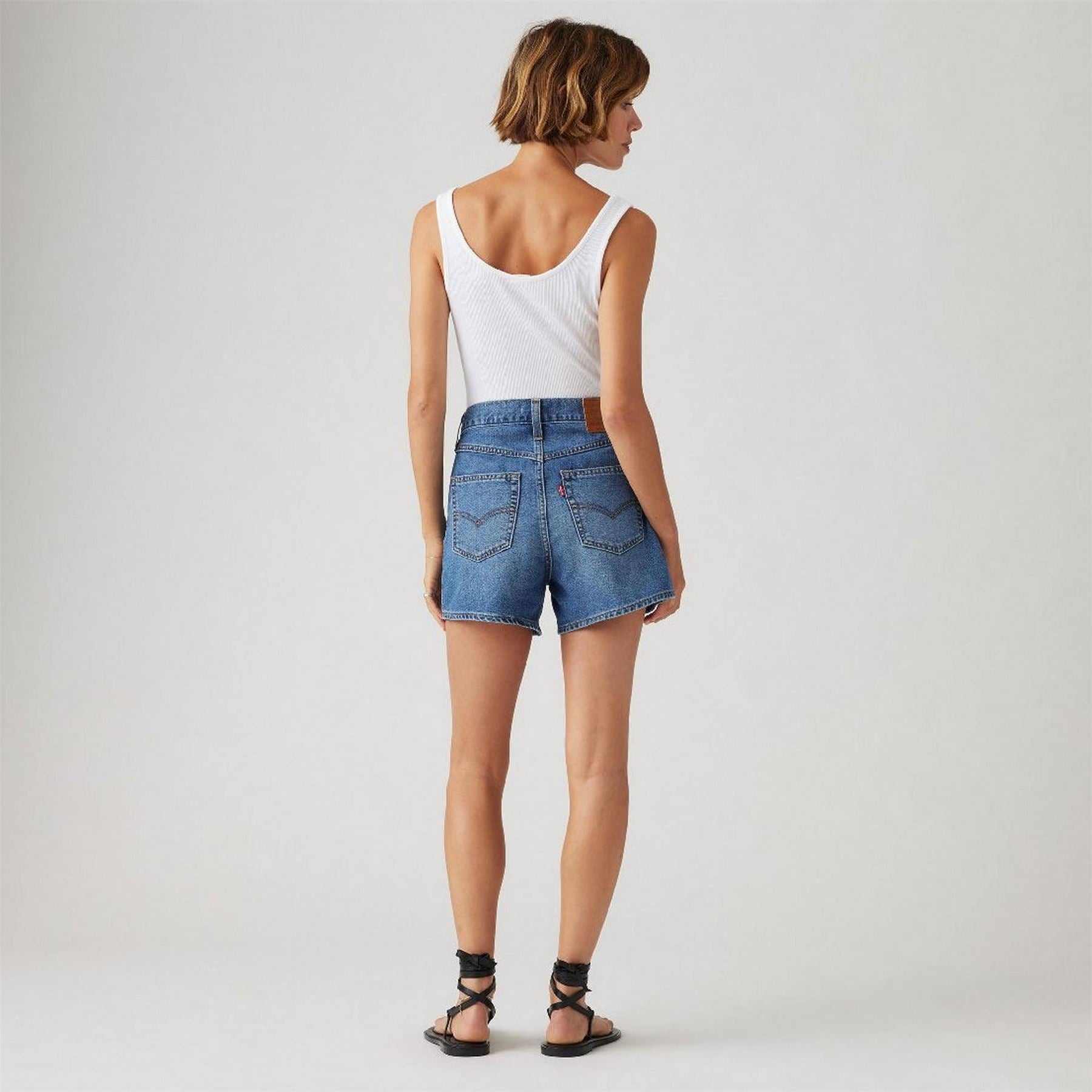 Levis Mom Denim Shorts