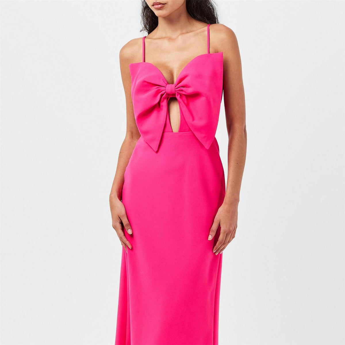 Bardot Sweetheart Neck Maxi A-Line Dress