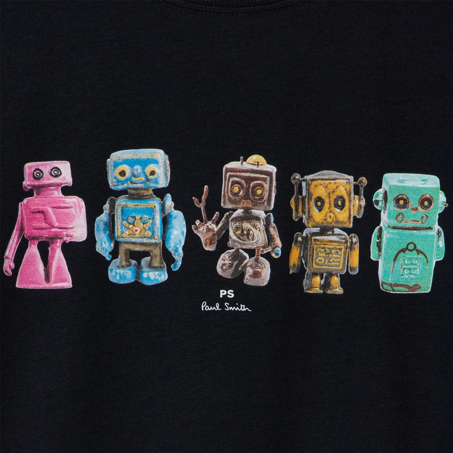 PS Paul Smith Robot Graphic Print T Shirt