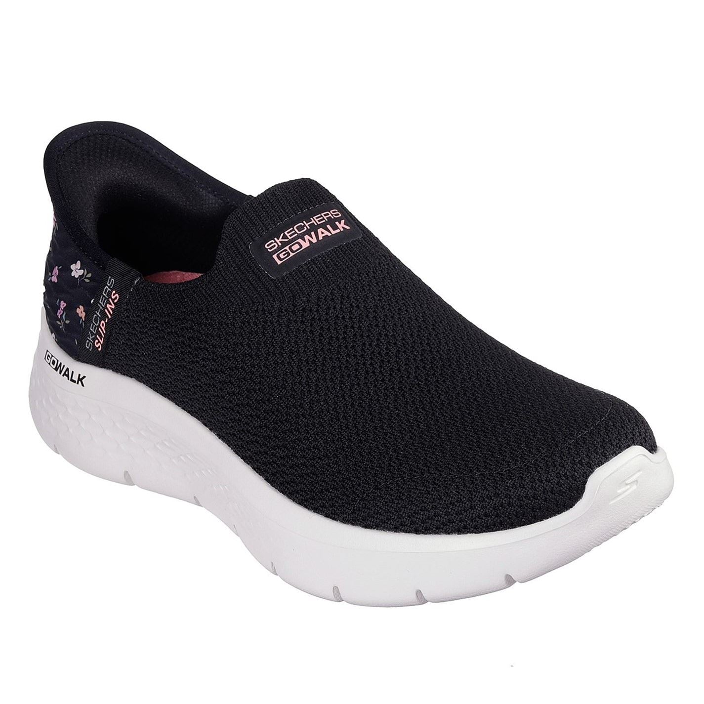 Skechers Go Walk Flex Sunset Rose Slip On Runners