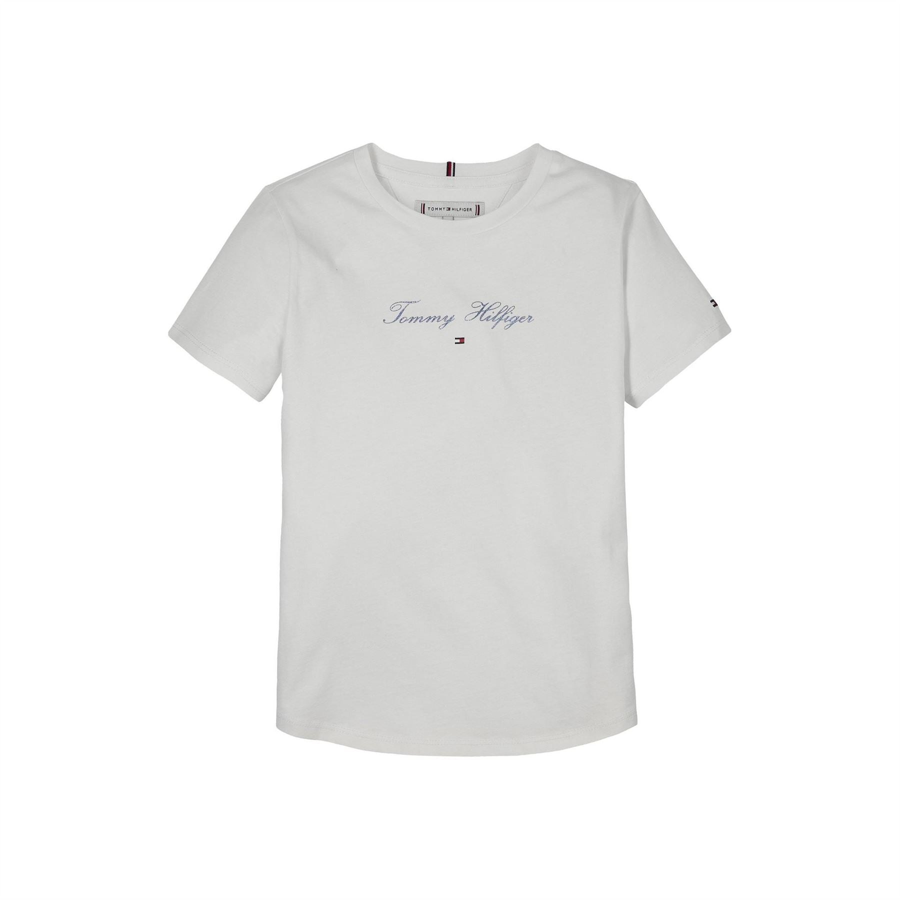 Tommy Hilfiger Script Slim Short Sleeve Crew Neck T-Shirt