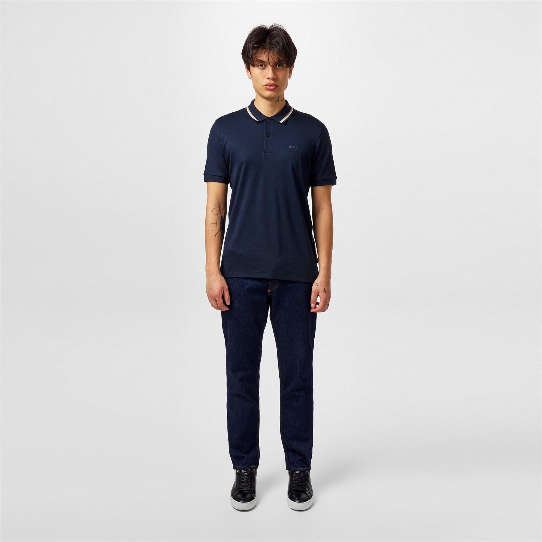 Boss BOSS BLACK Penrose Slim Fit Polo Shirt with Signature Tipped Collar