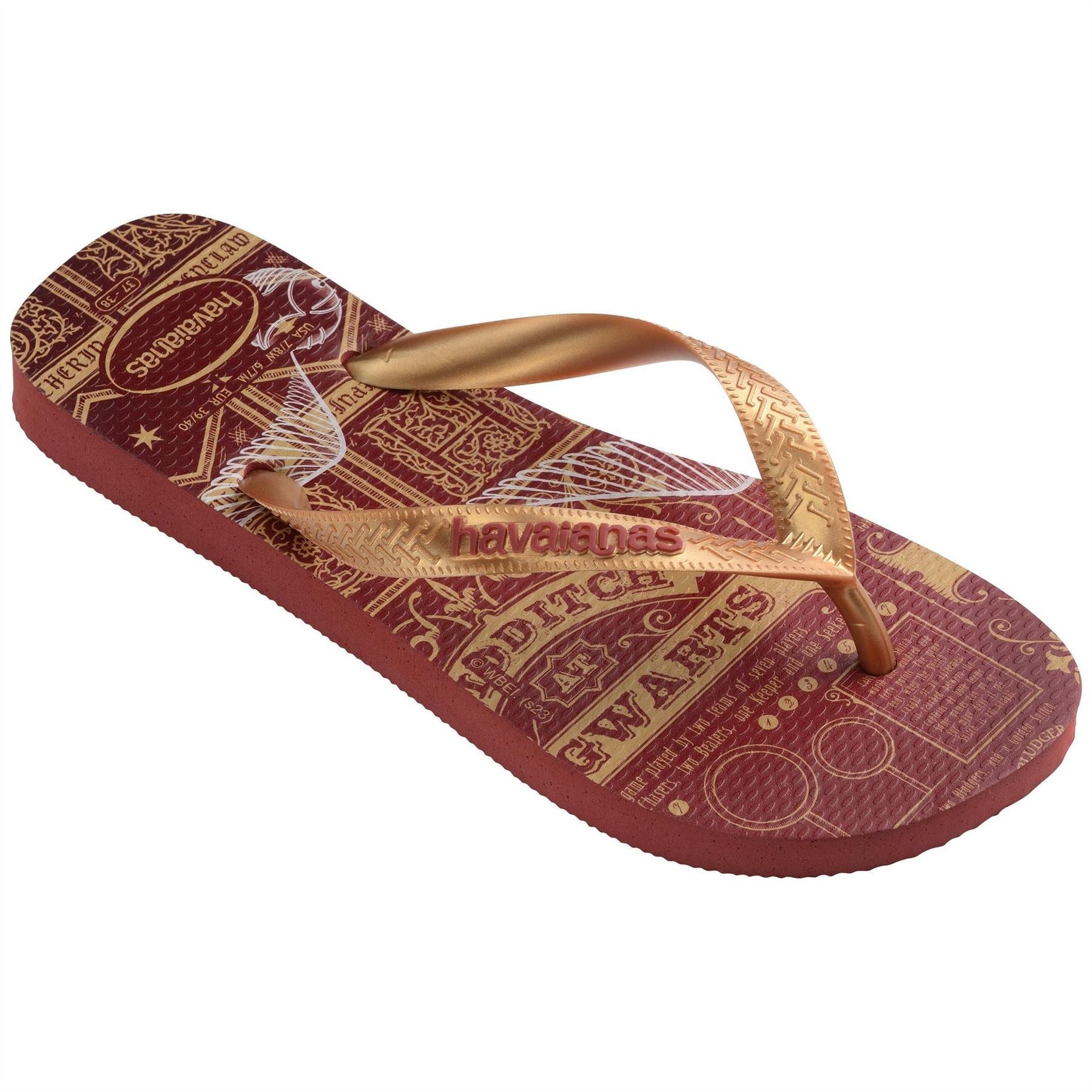 Havaianas Hogwarts Graphic Print Thong Toe Flip Flops