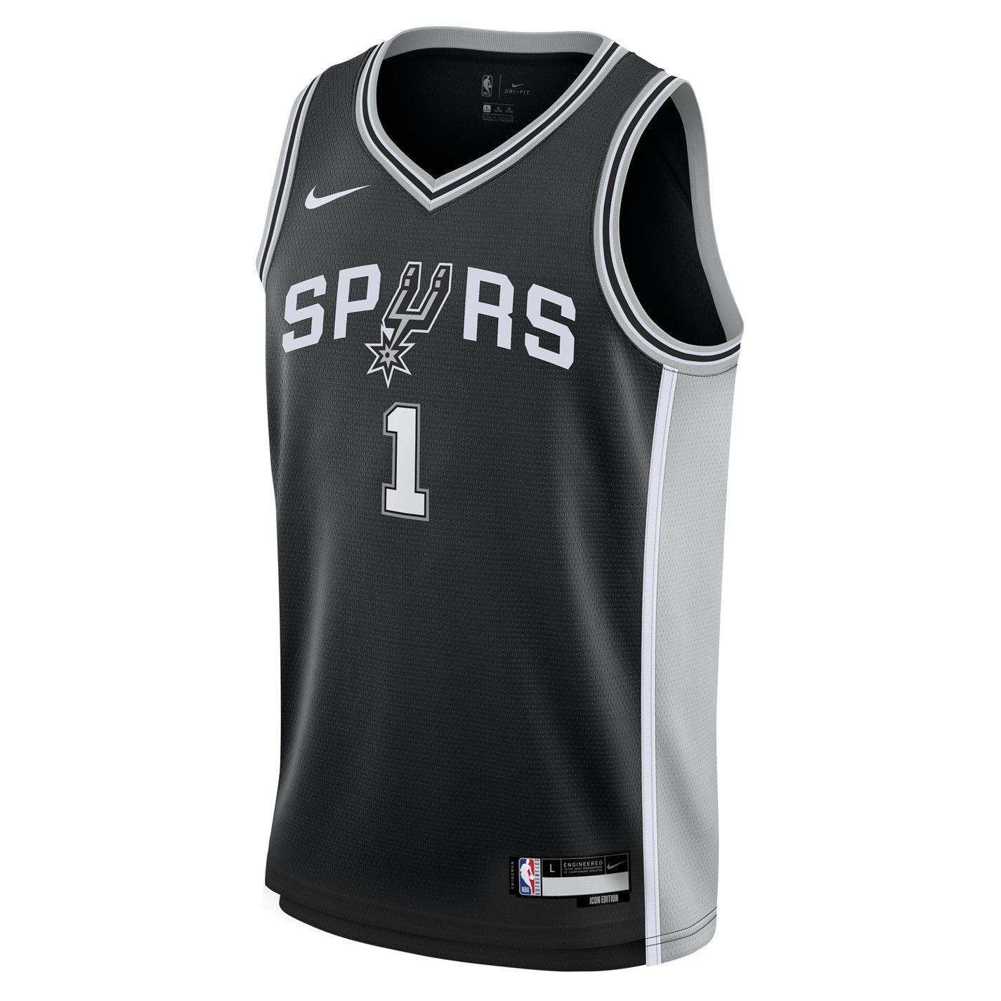 Nike NBA V-Neck Regular Fit Number T-Shirt
