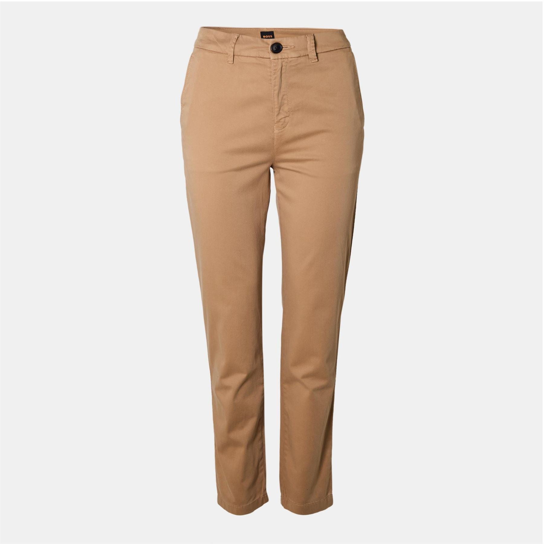 Boss Solid Patterned Slim Chinos