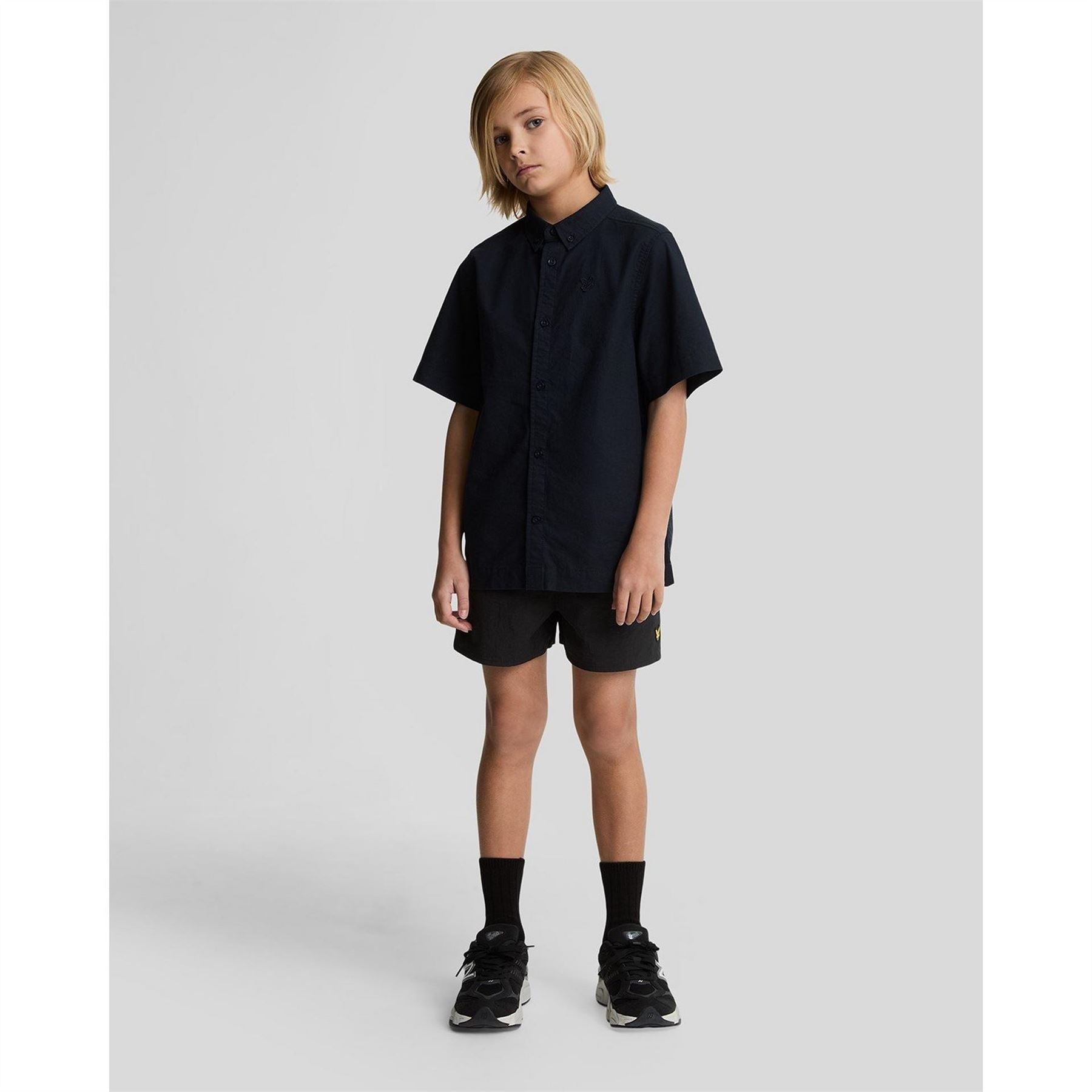 Lyle and Scott Junior Logo Print Swimming Shorts