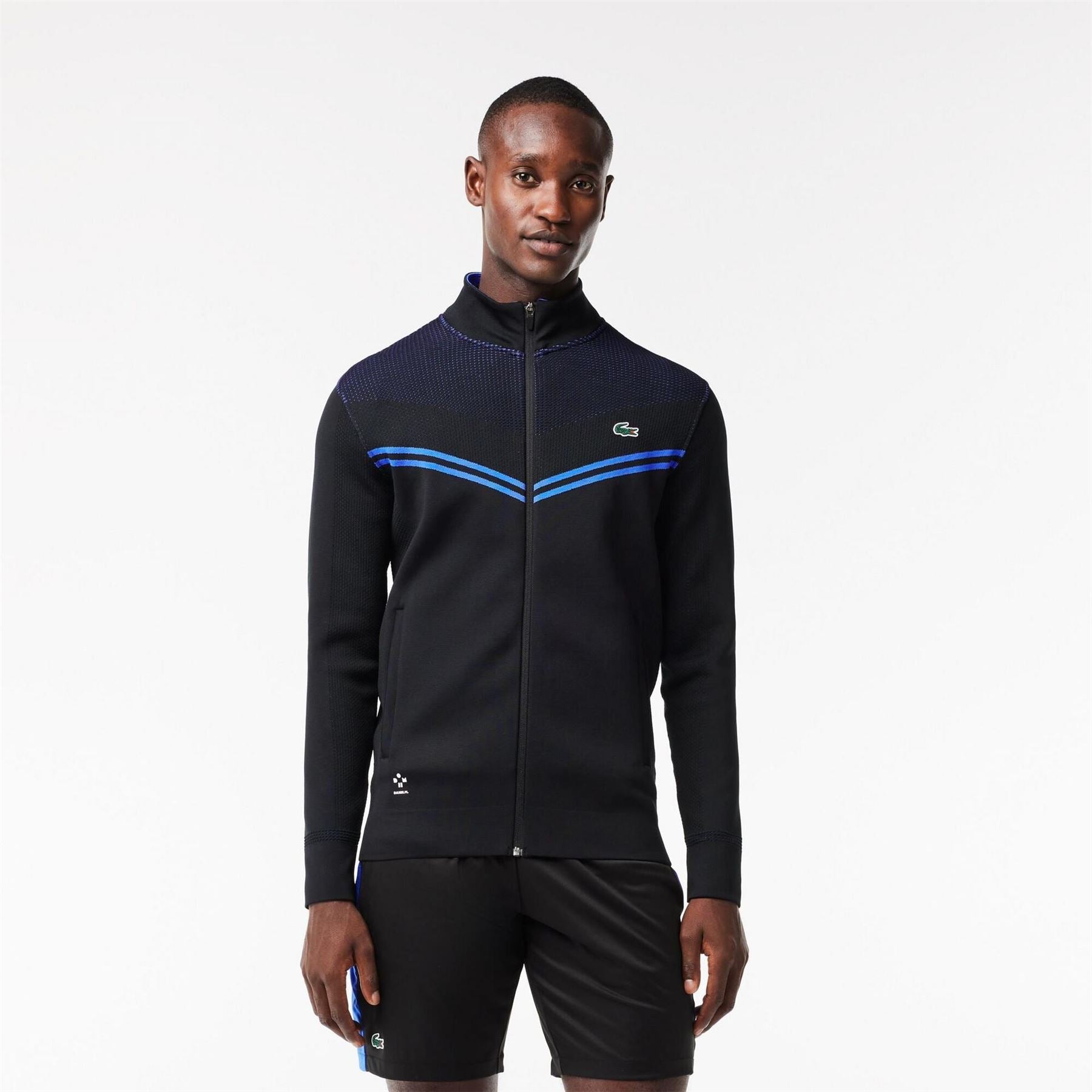 Lacoste Regular Fit Zip Neck Long Sleeve Sweatshirt