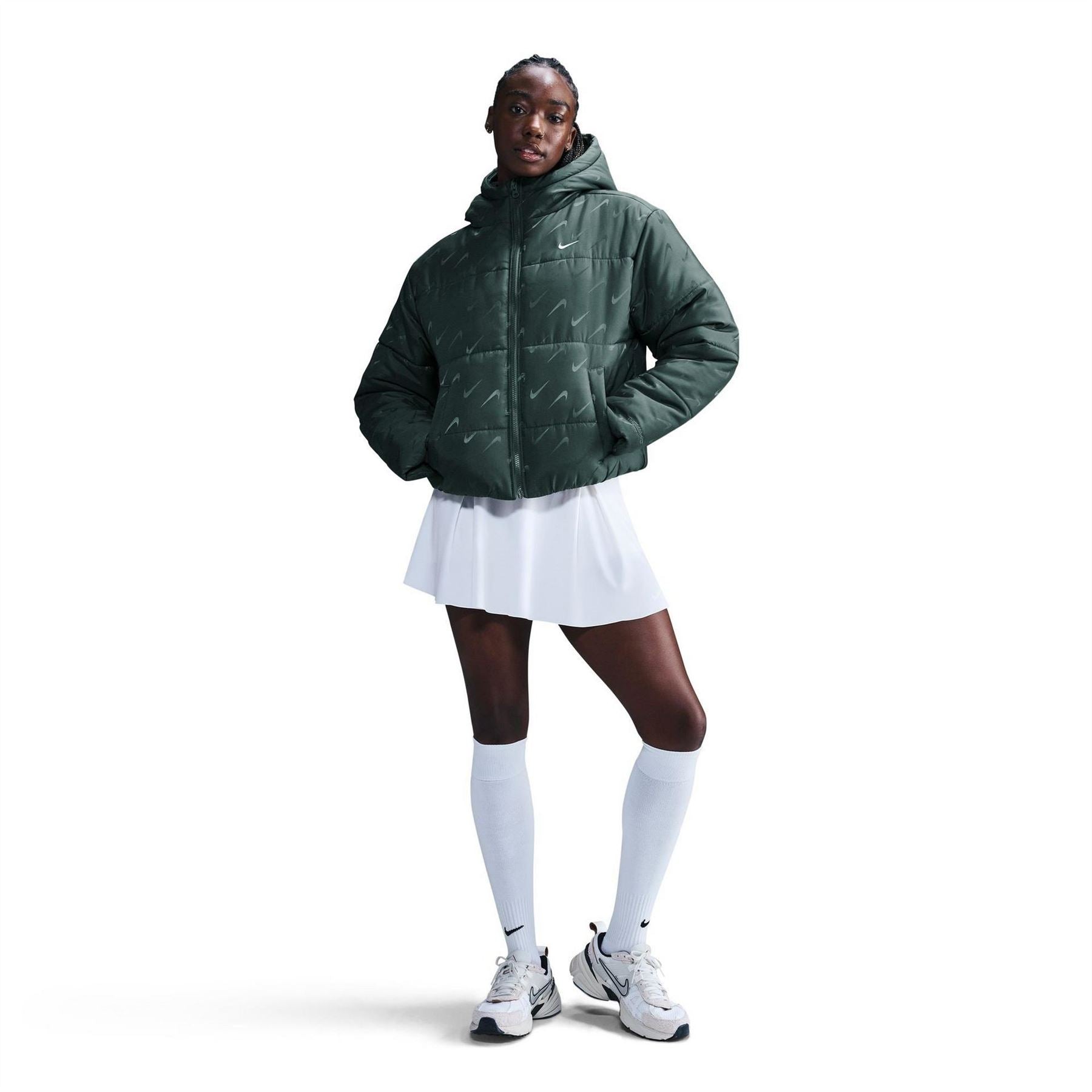 Nike Hooded Puffer Jacket with Logo