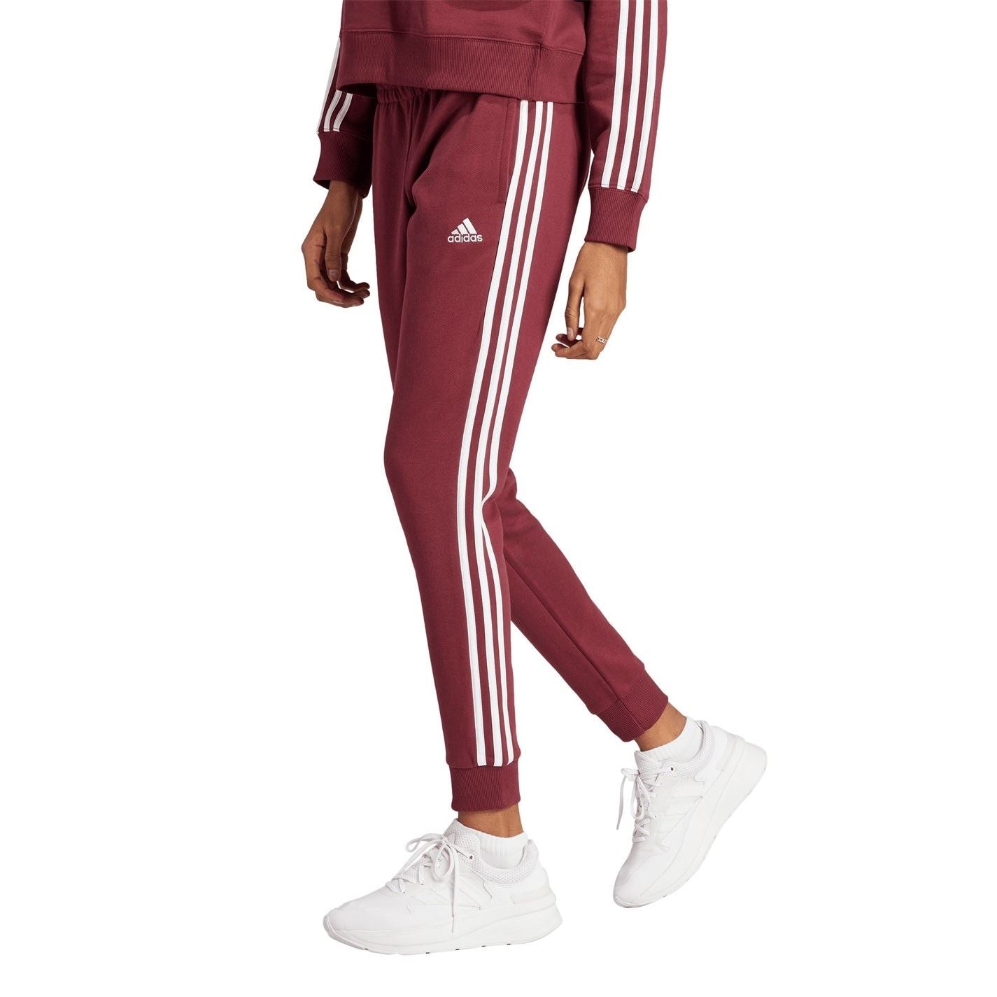 adidas Womens Essentials 3 Stripes Pants Slim