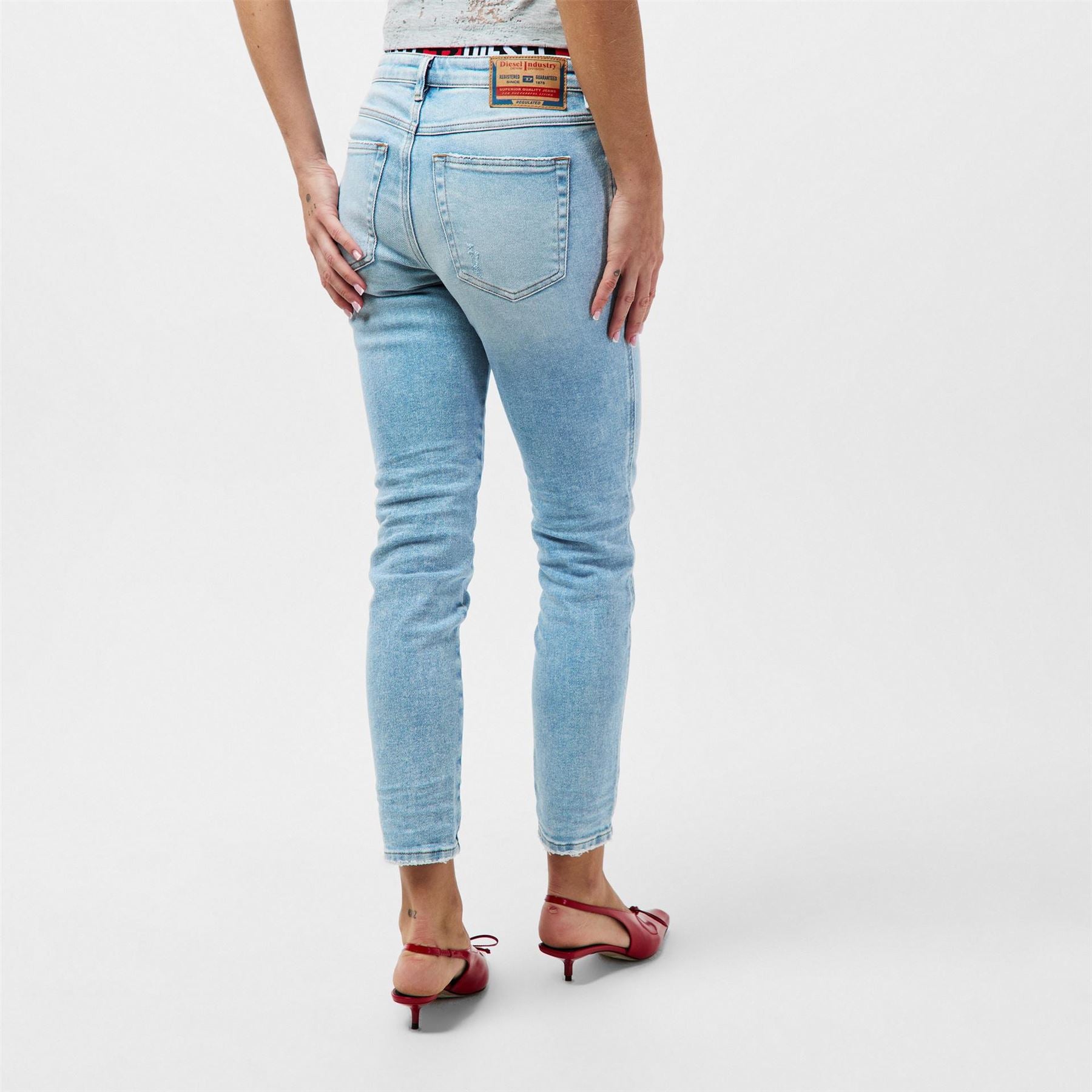 Diesel 2015 Skinny Fit Five Pocket Jeans