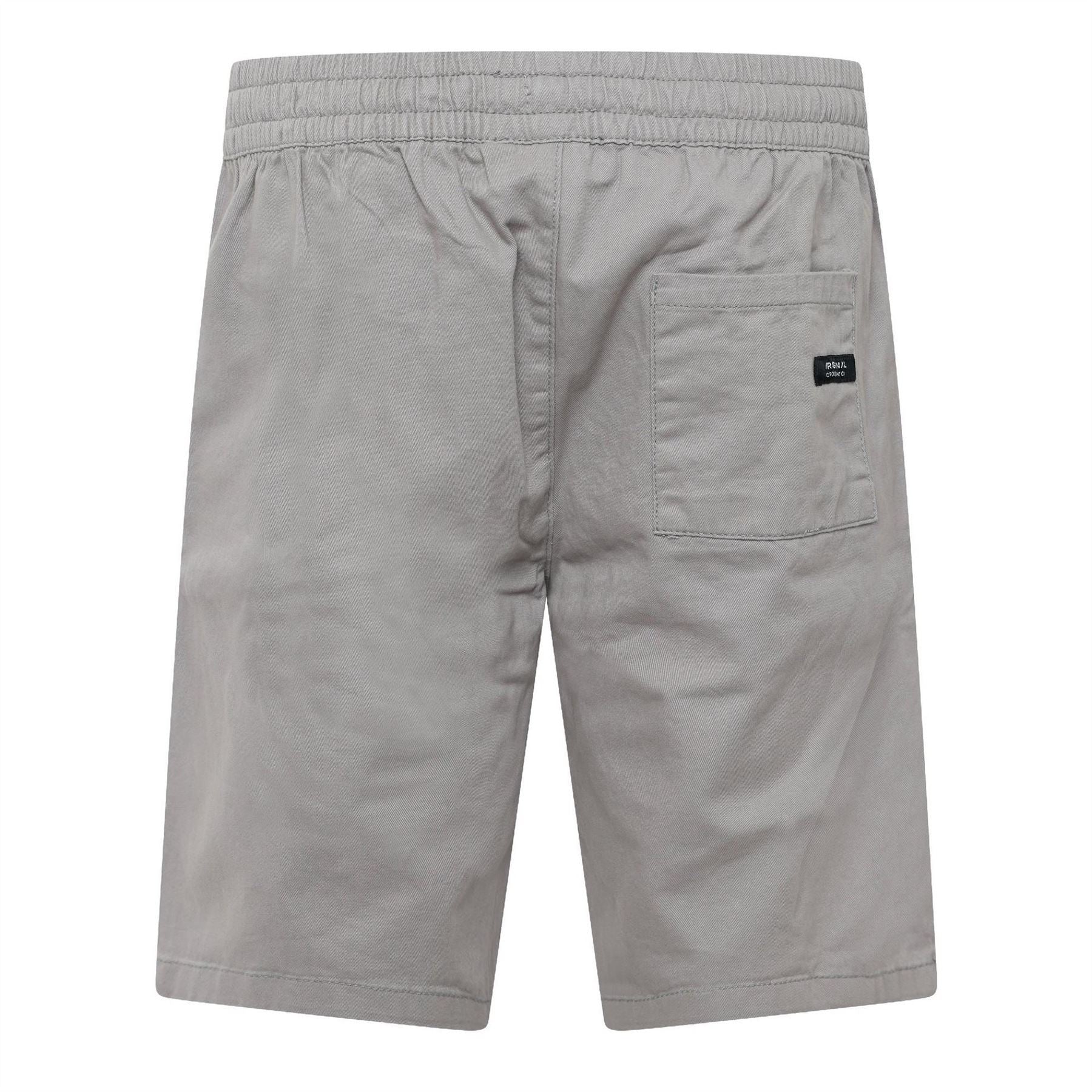 Crosshatch Blansmoore Solid Bermuda Shorts with Elasticated Waistband
