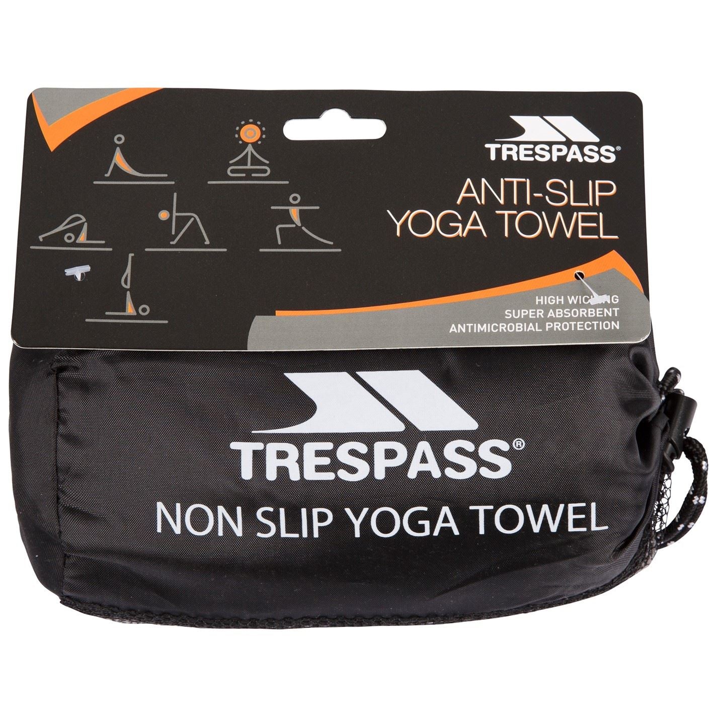 Trespass Adults Mantra Anti Slip Yoga Microfibre Towel