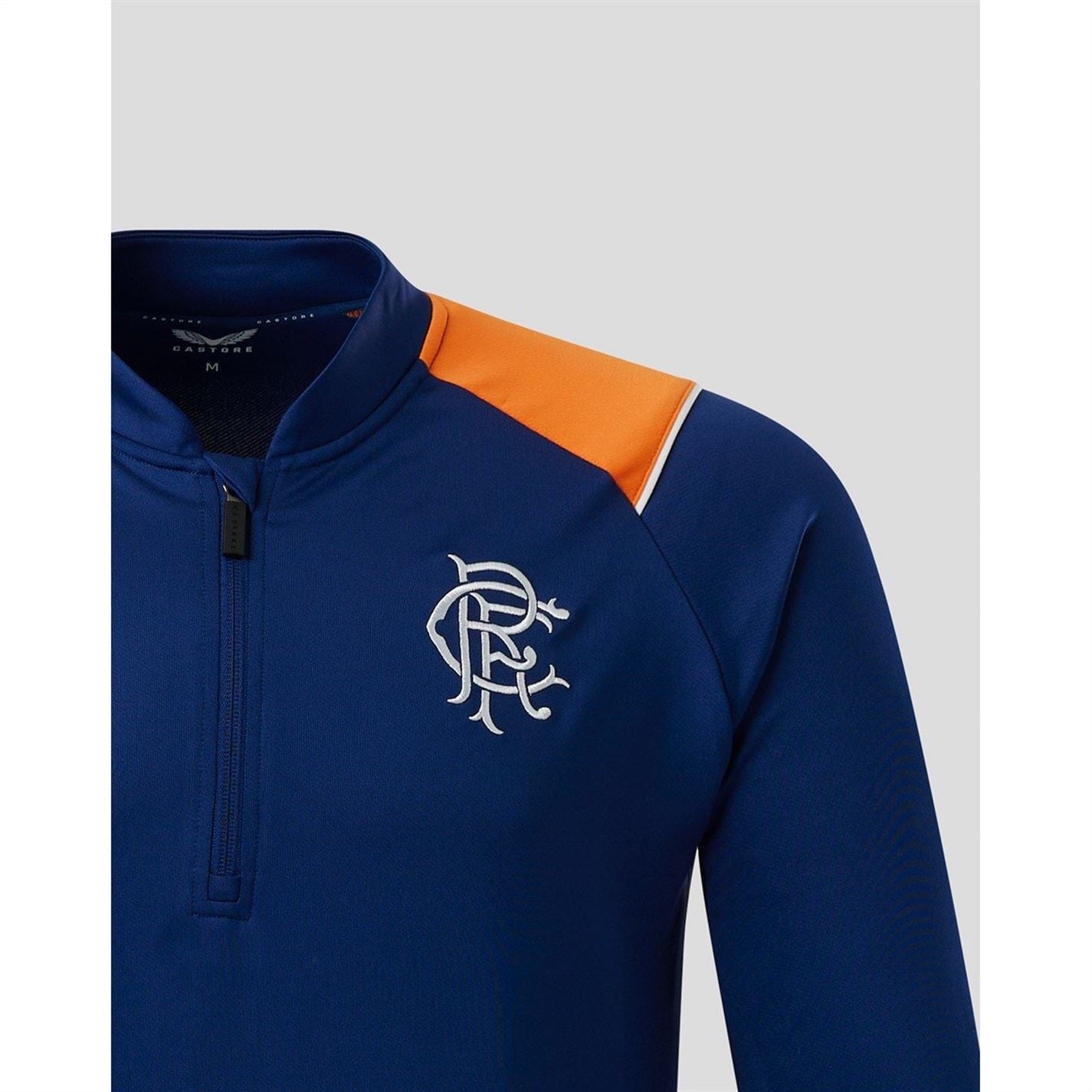 Castore Rangers FC Zip Neck Long Sleeve Sweatshirt