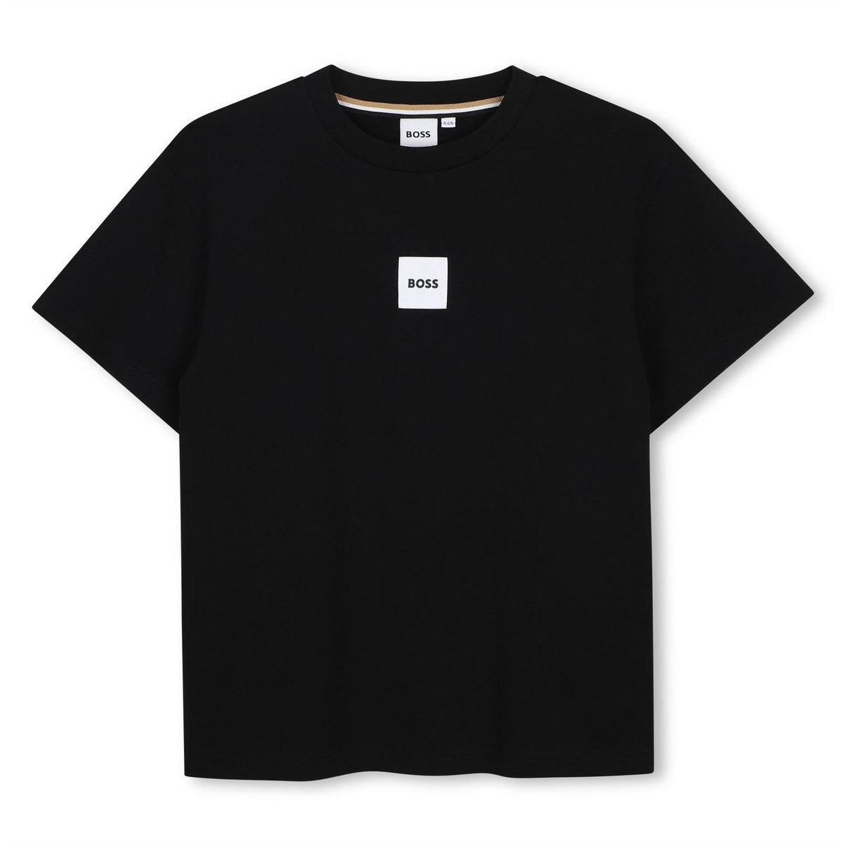 Boss Small Logo Cotton Short Sleeve Crew Neck T-Shirt