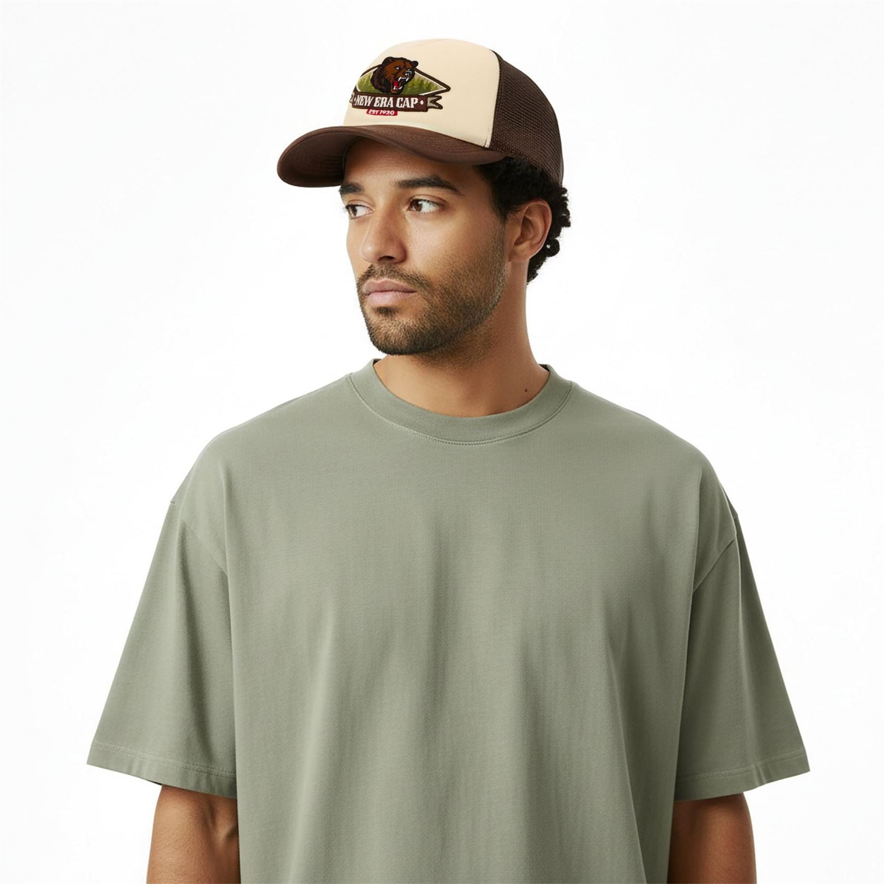 New Era Crown 9forty Graphic Trucker Cap