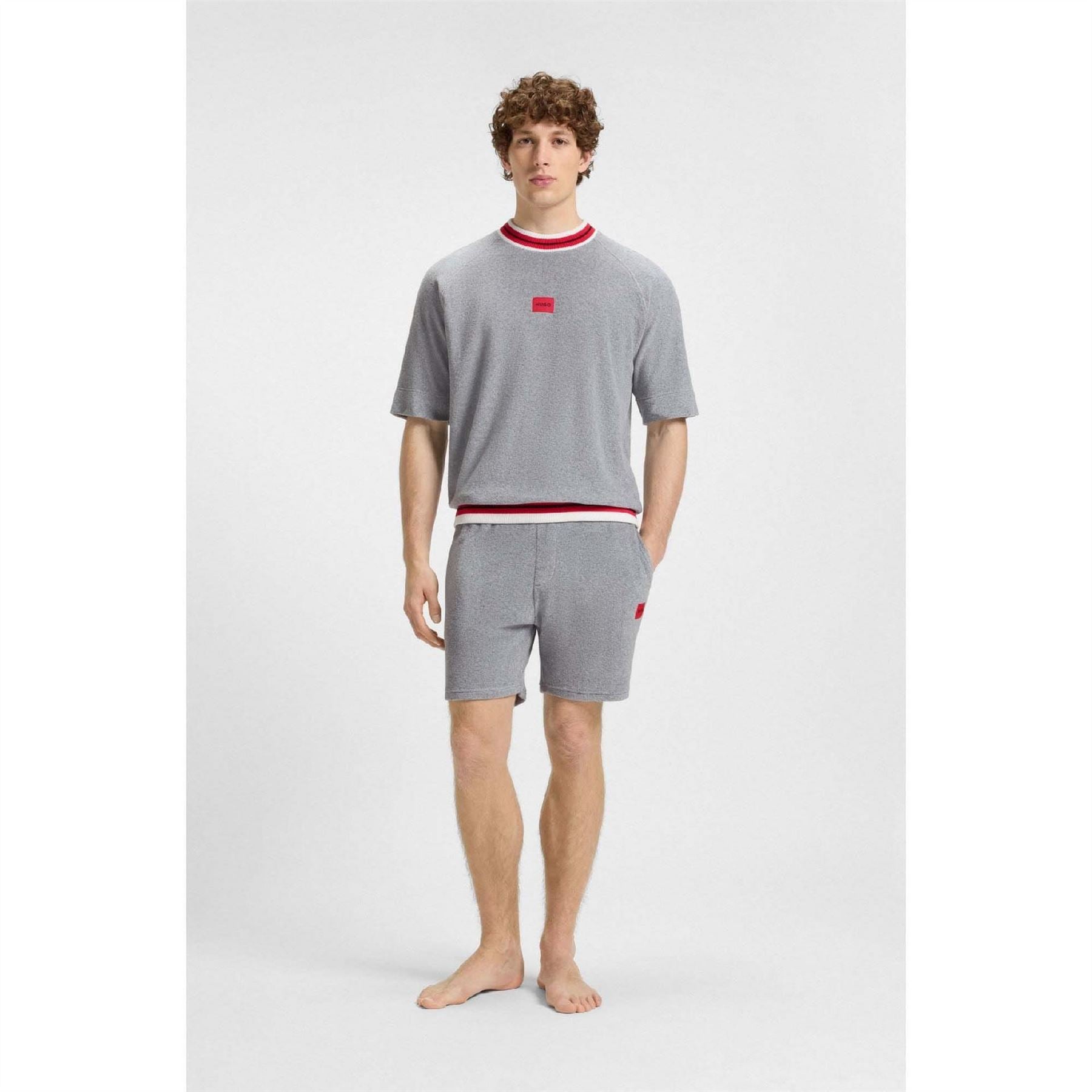 Hugo Contrast Trim Shorts