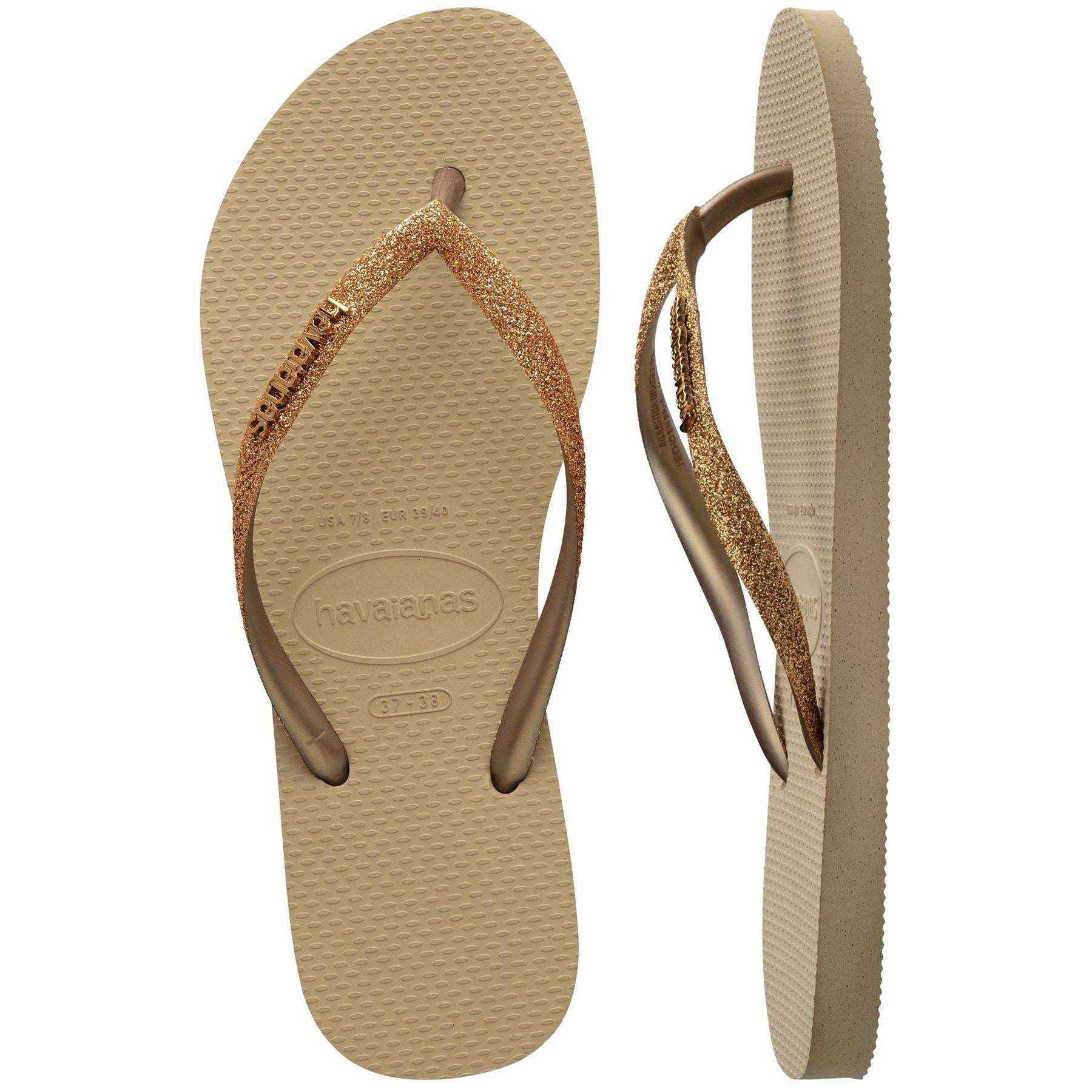 Havaianas Slim Glitter Flip Flops