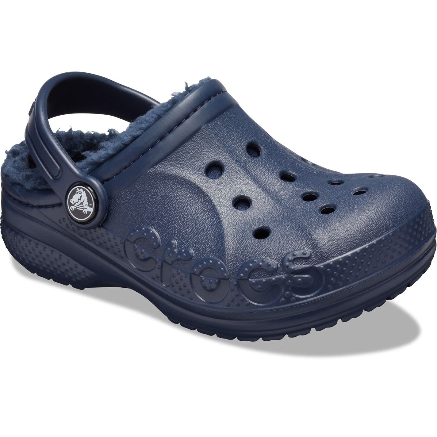 Crocs Baya Lined Closed Toe Clogs for Children