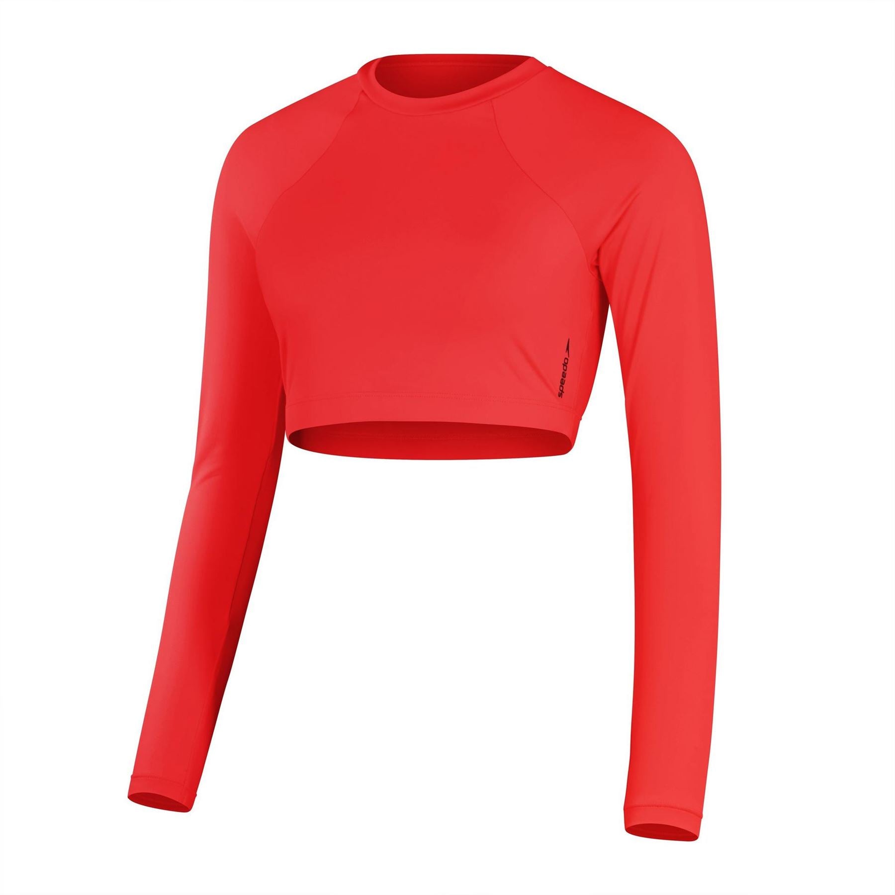 Speedo Crew Neck Raglan Sleeve Slim Fit Jersey Top