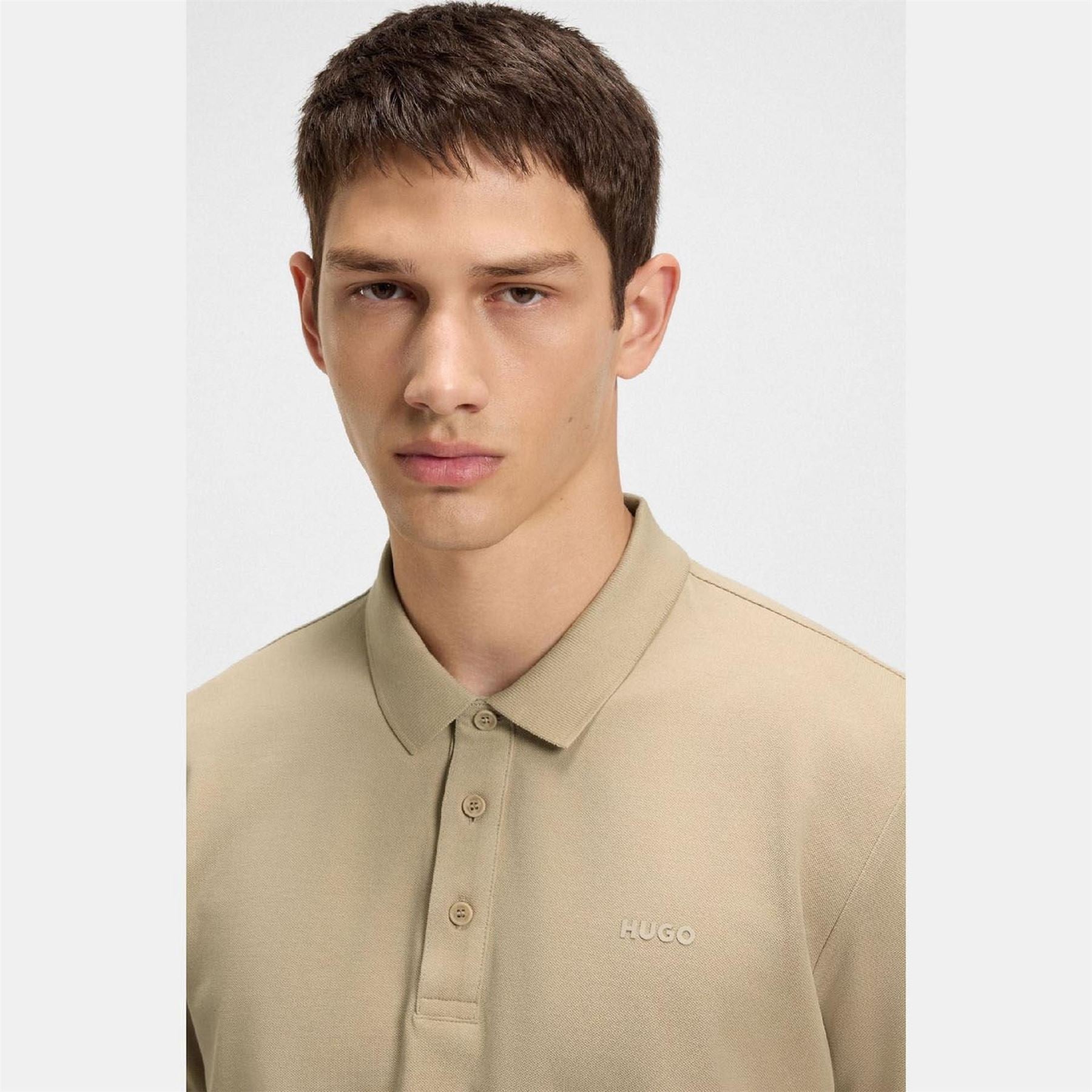 Hugo Logo Print Polo Shirt