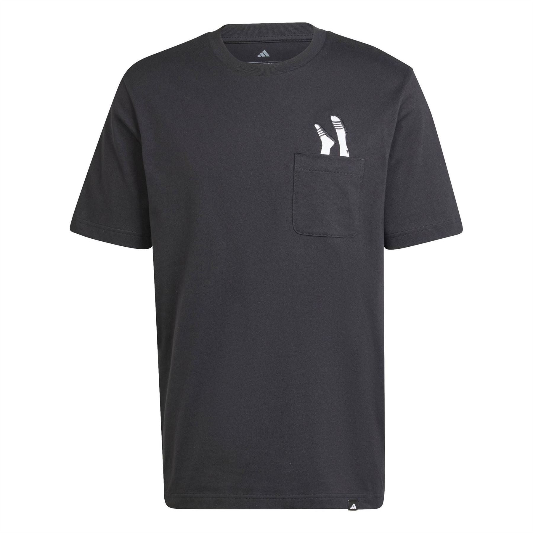 adidas Slides Graphic Pocket T-Shirt Adults