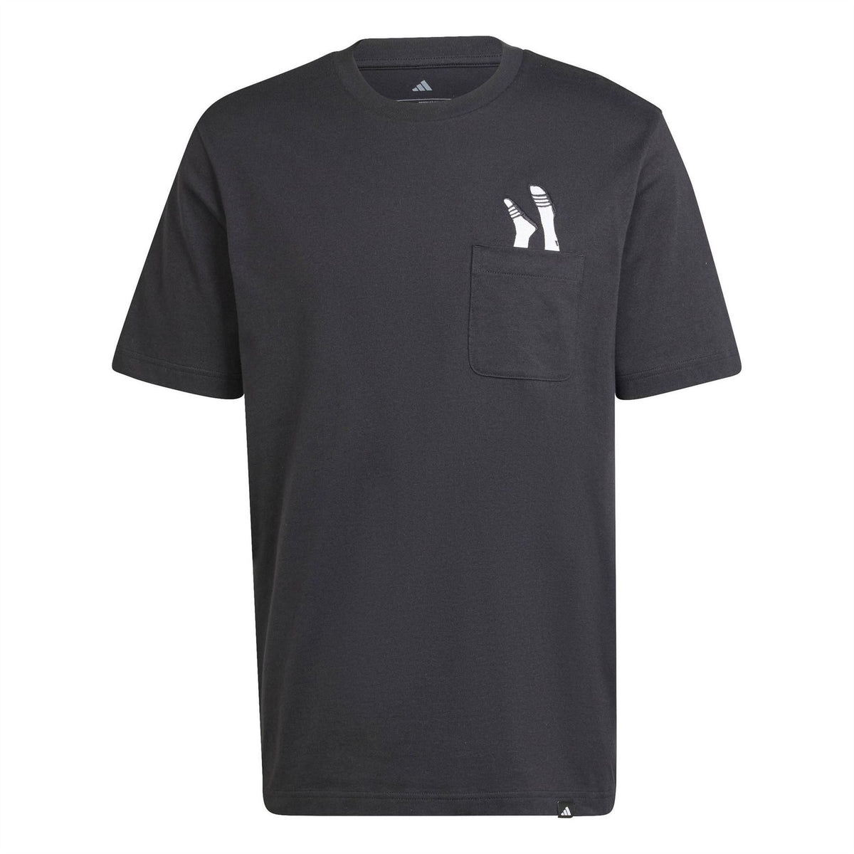 adidas Slides Graphic Pocket T-Shirt Adults