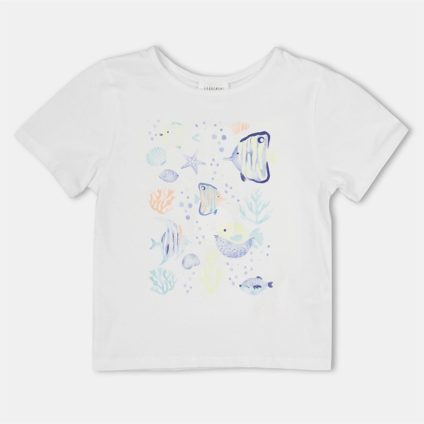 Carrement Beau Fish Graphic Regular Fit Short Sleeve T-Shirt