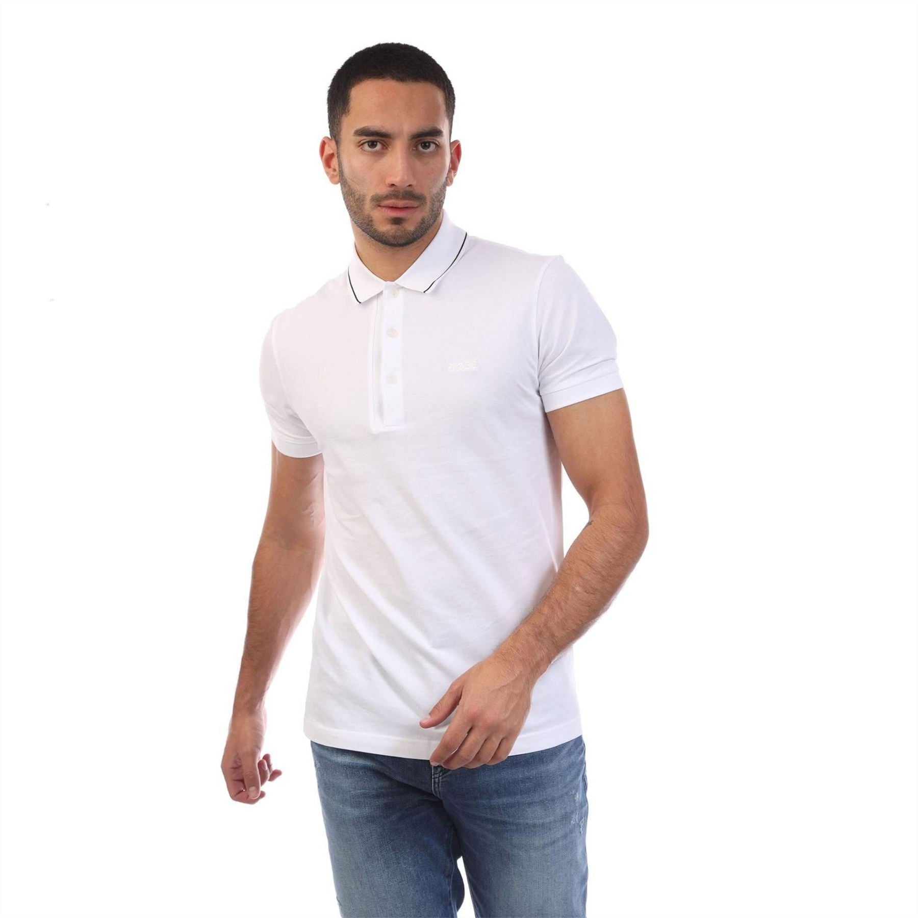 Boss 4 Slim Fit Polo Shirt With Tonal Logo