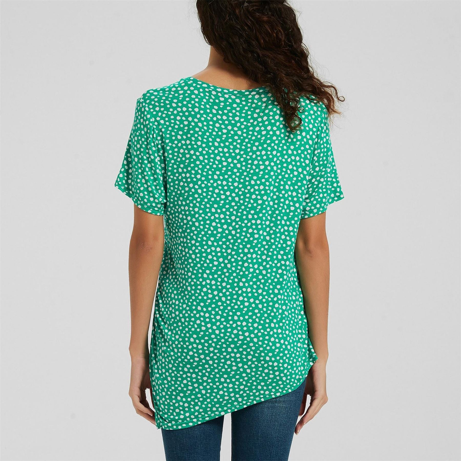Be You Ruched Regular Fit Crew Neck T-Shirt