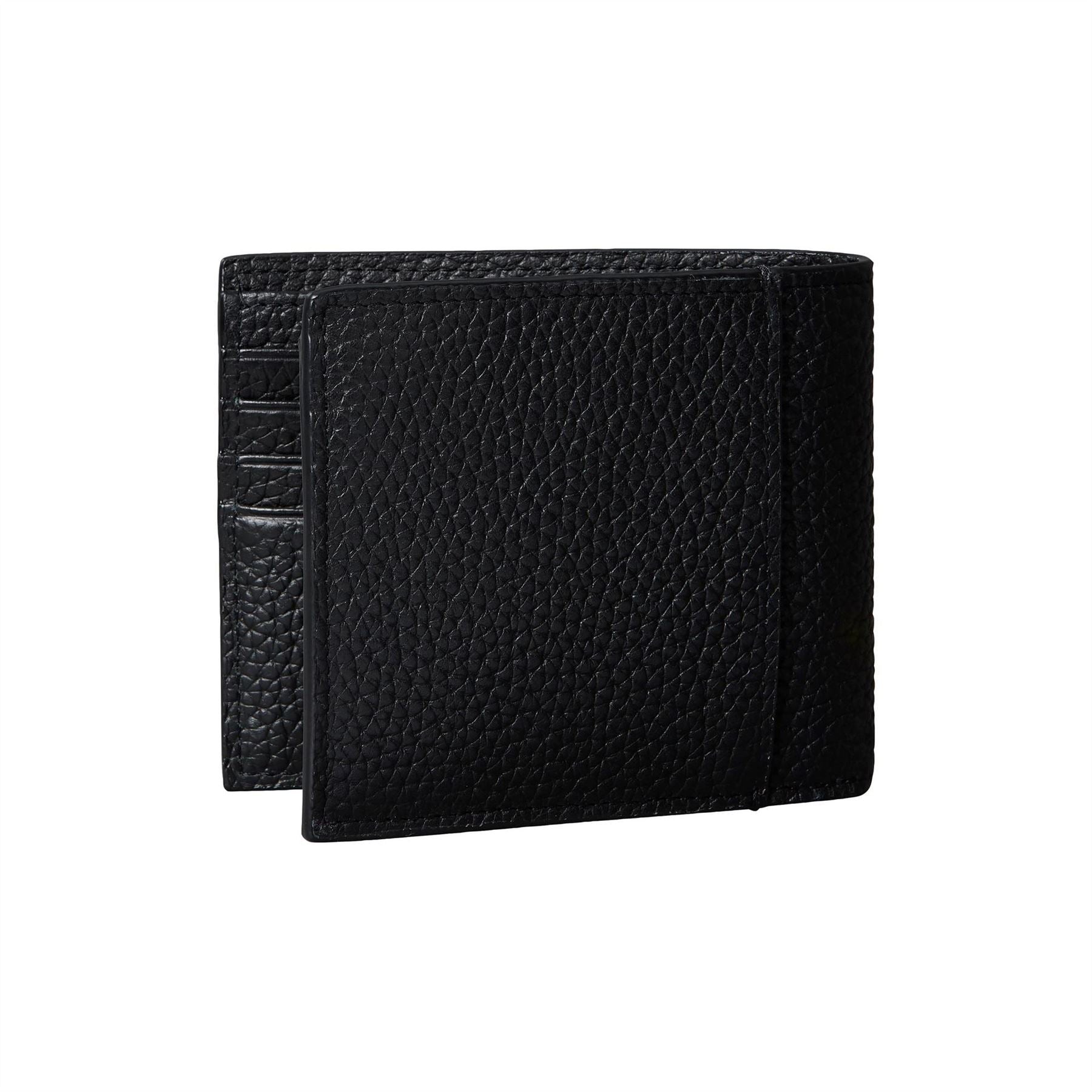 Calvin Klein Embossed Logo Leather Wallet With Coin Pouch