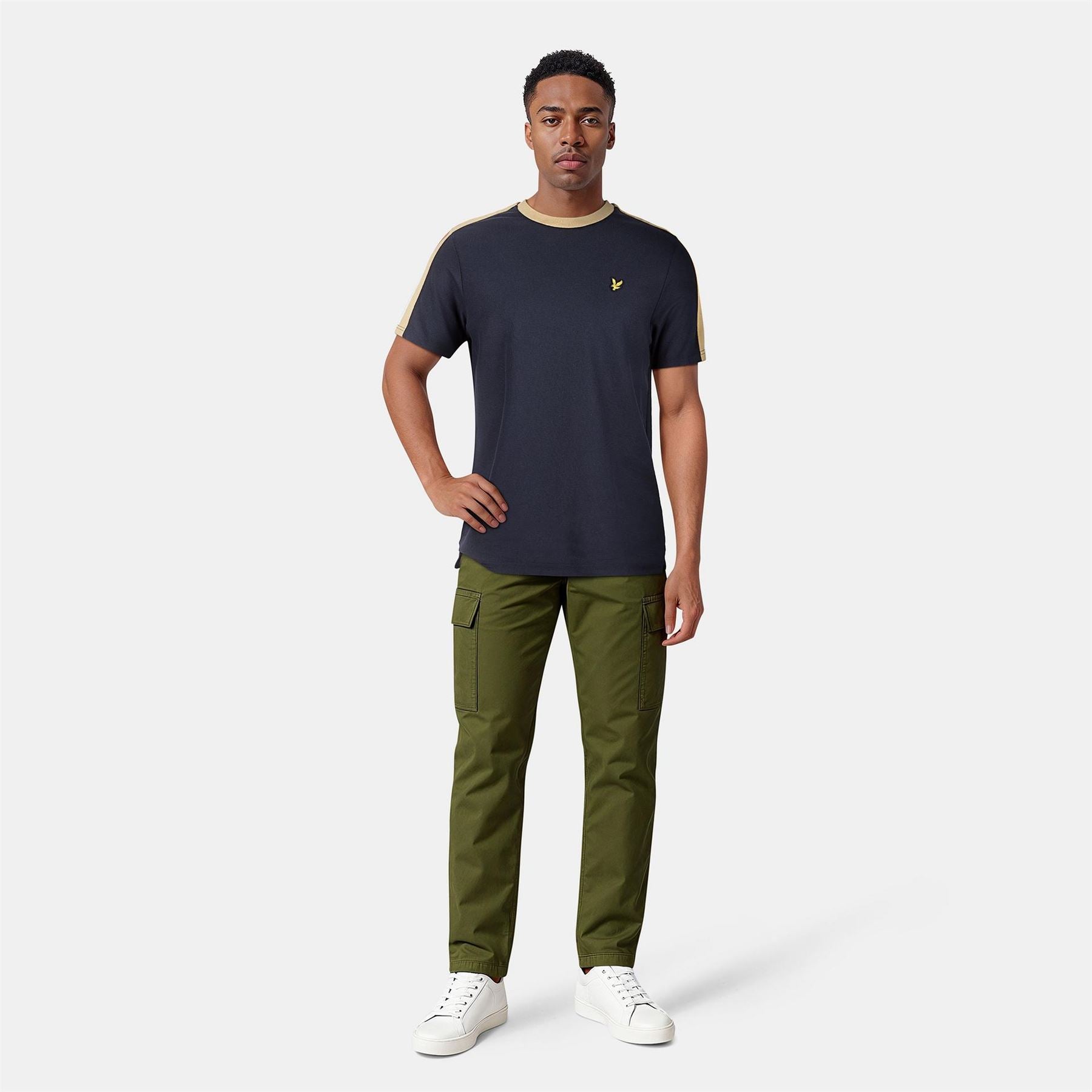Lyle and Scott Regular Fit Contrast Crew Neck T-Shirt