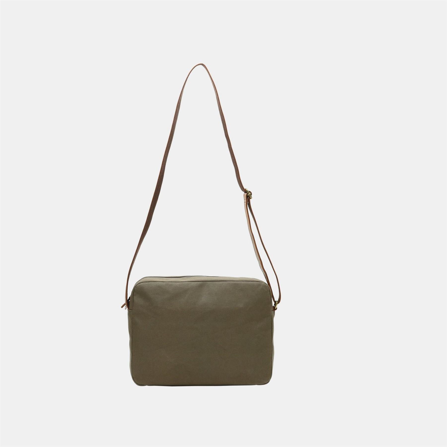 Firetrap Waxed Canvas Messenger Bag