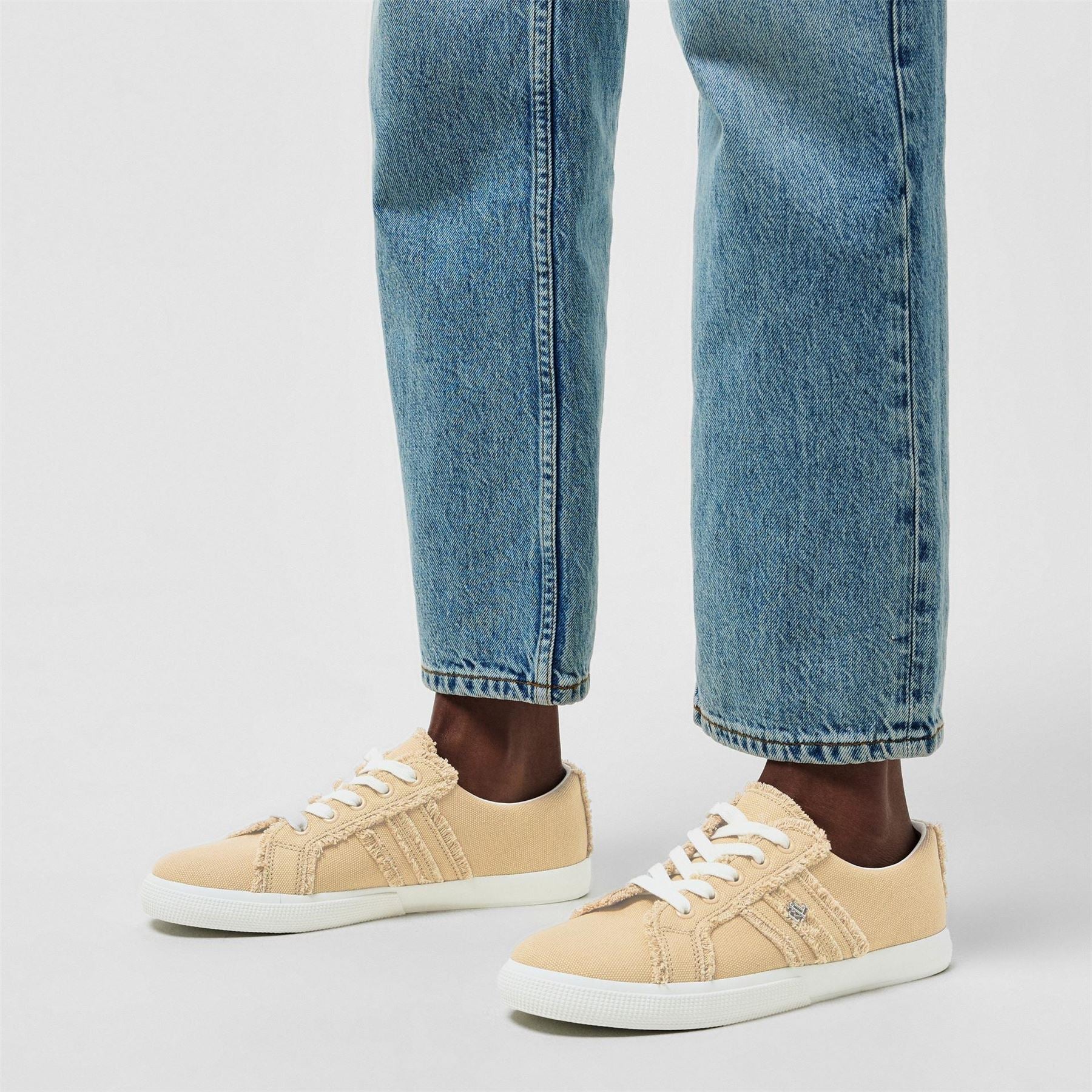 Lauren by Ralph Lauren Janson Leather Court Trainers