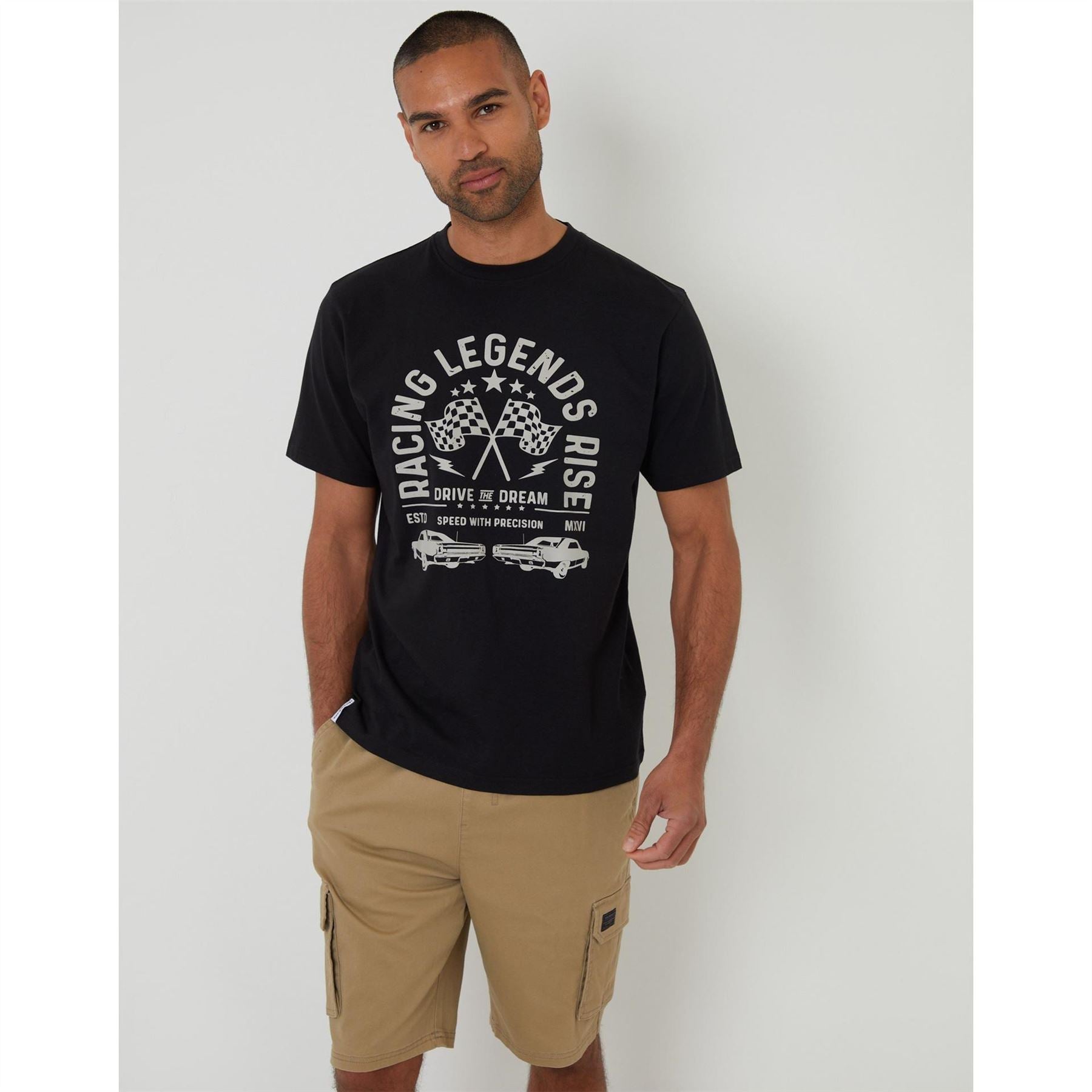 Threadbare Regular Fit Crew Neck Short Sleeve T-Shirt