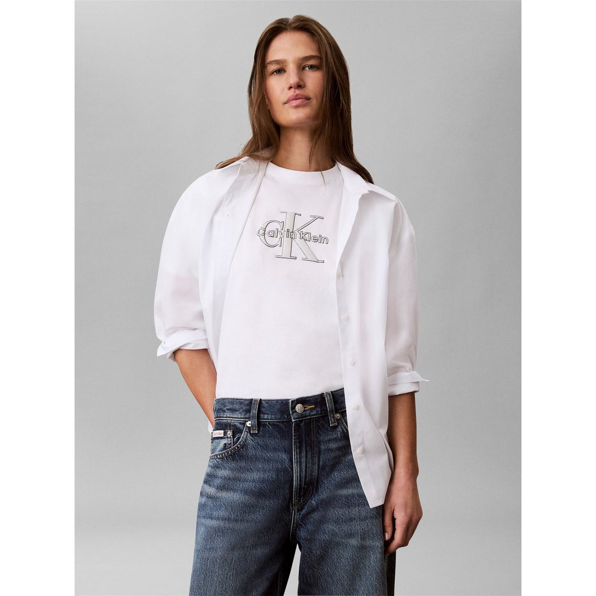 Calvin Klein Jeans Logo T-Shirt Ld63