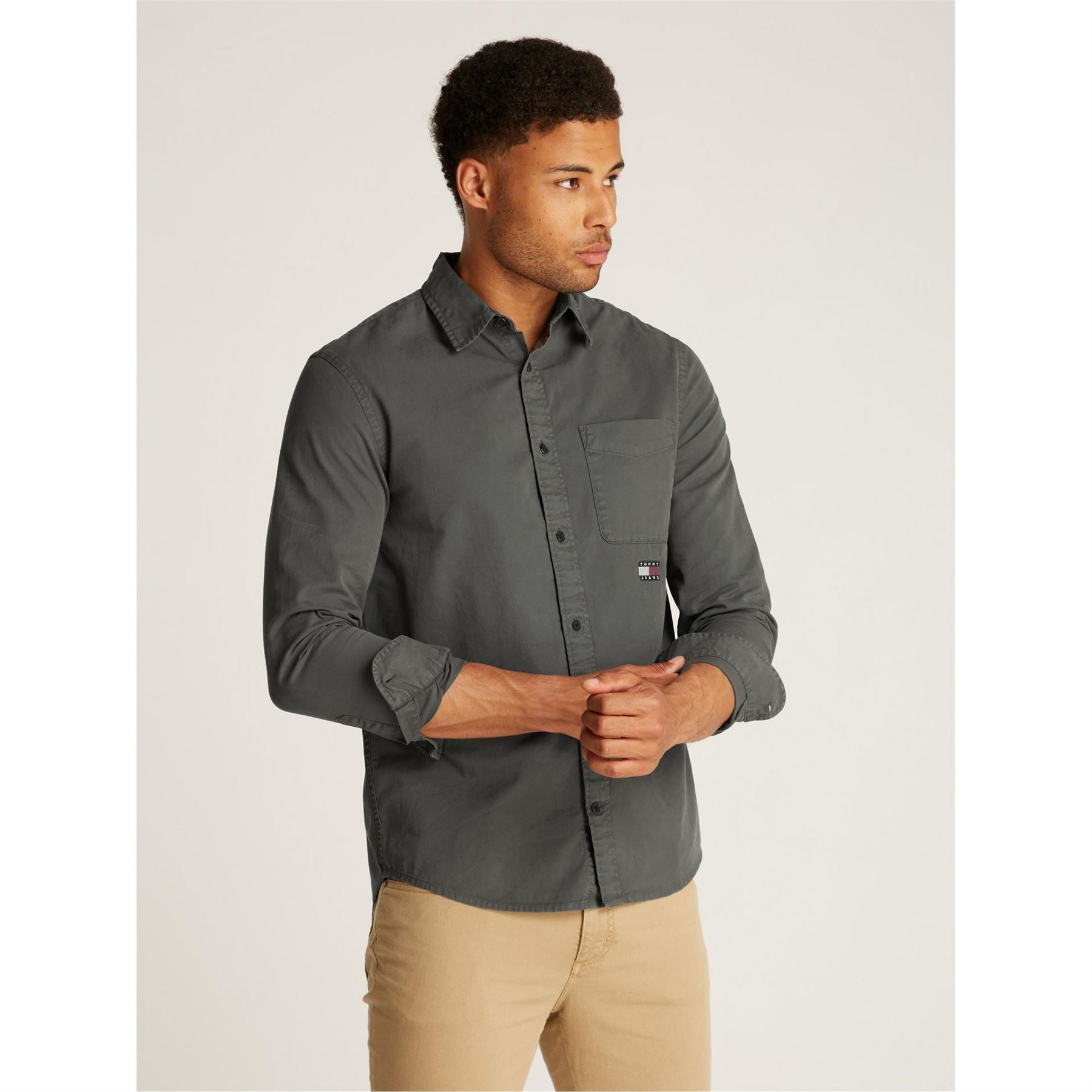 Tommy Jeans Regular Washed Twill Overshirt