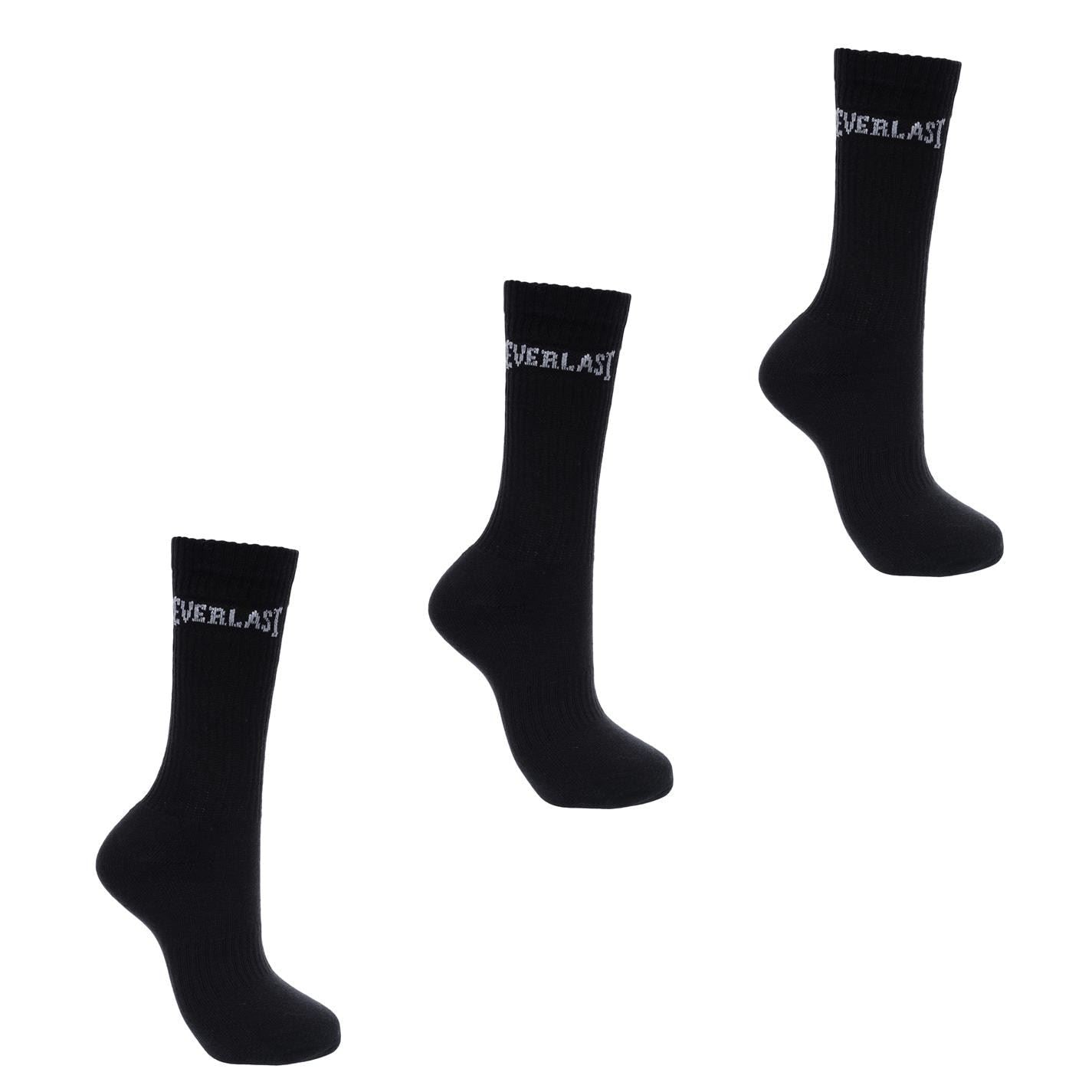 Everlast Mens 3 Pack Crew Socks
