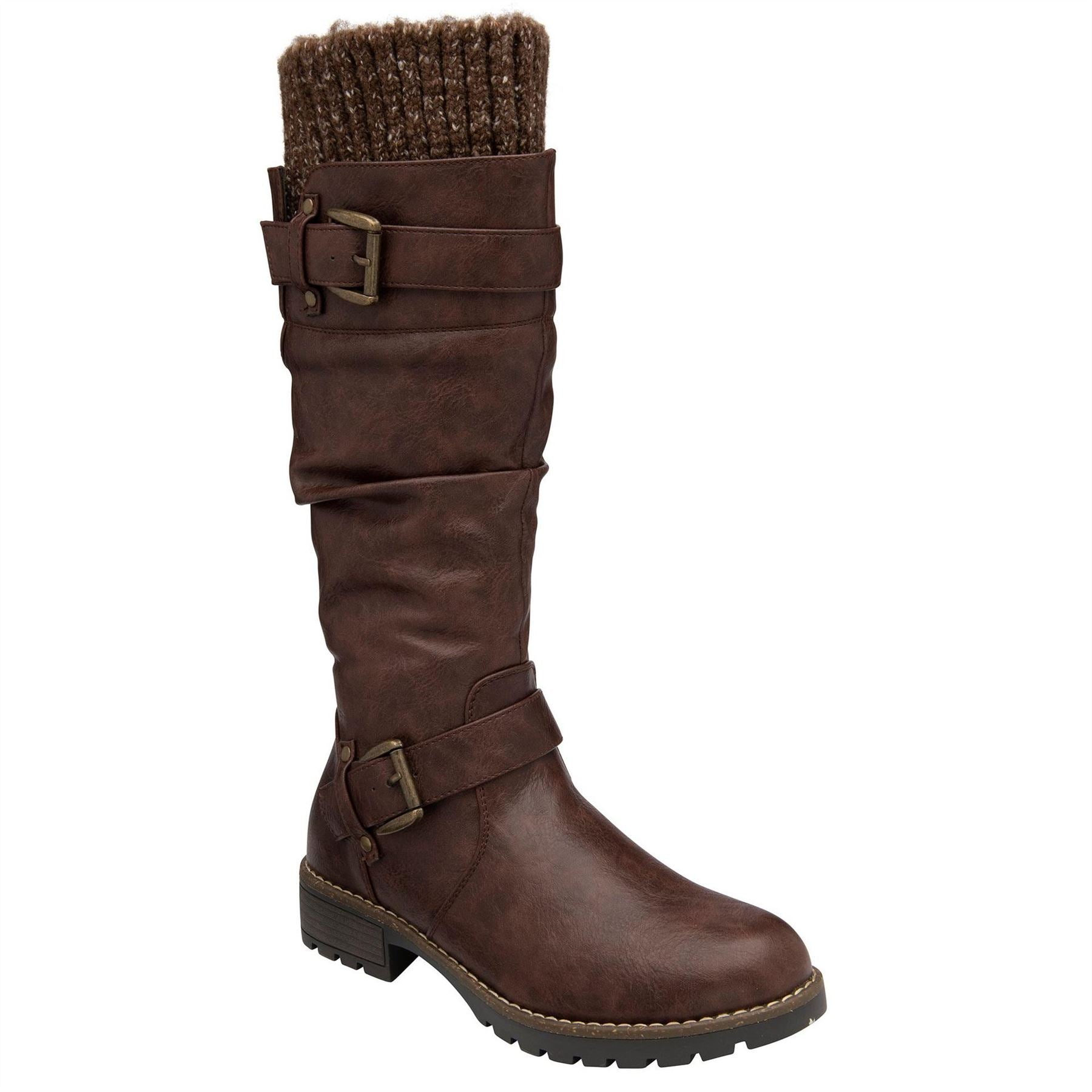 Lotus Shoes Juniper Black Knee High Boots