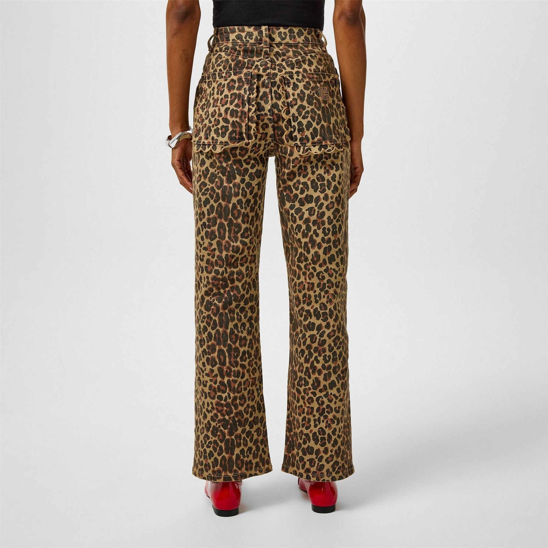 Never Fully Dressed Lucia Scallop Detail Jeans