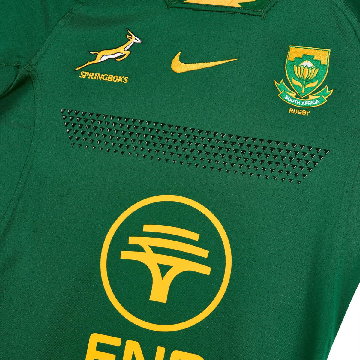 Nike Springboks Rugby V-Neck Short Sleeve Jersey