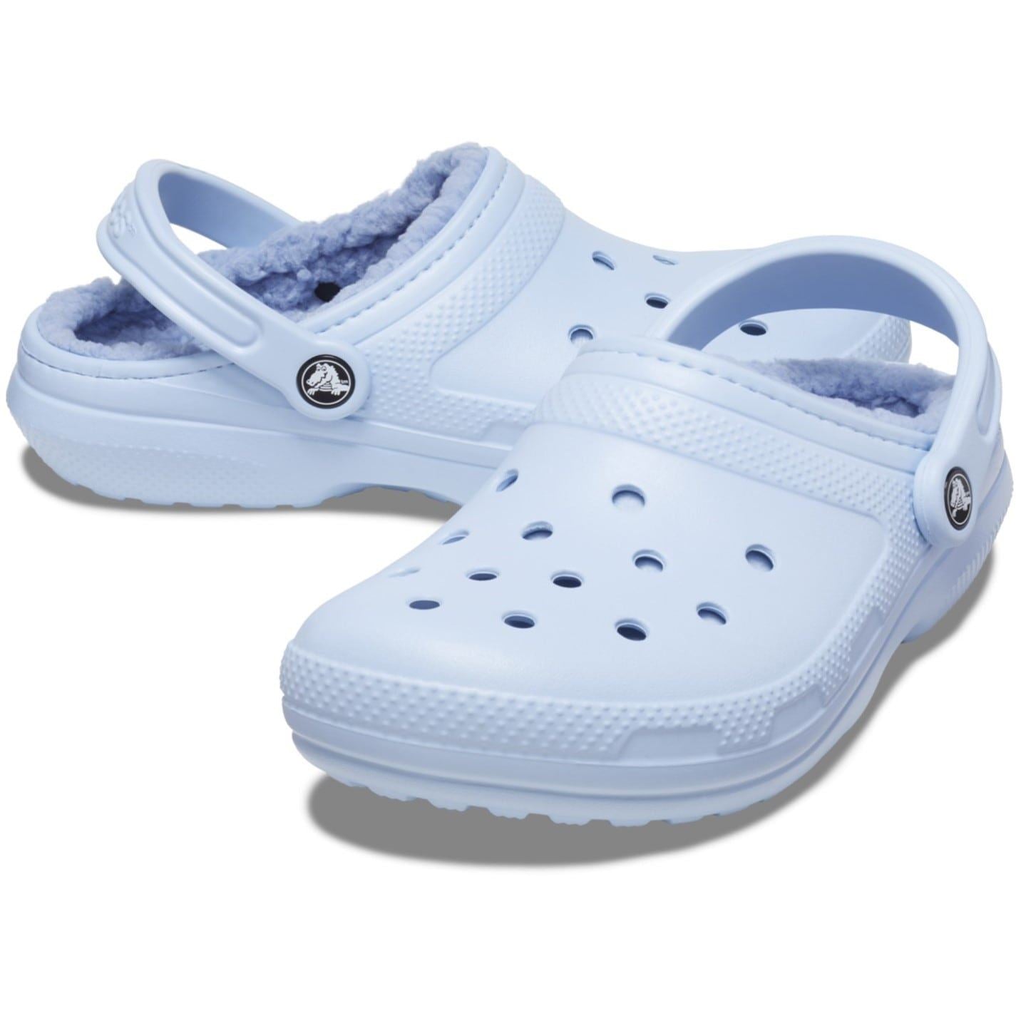 Crocs Lined Shuv Clogs with Perforated Toe