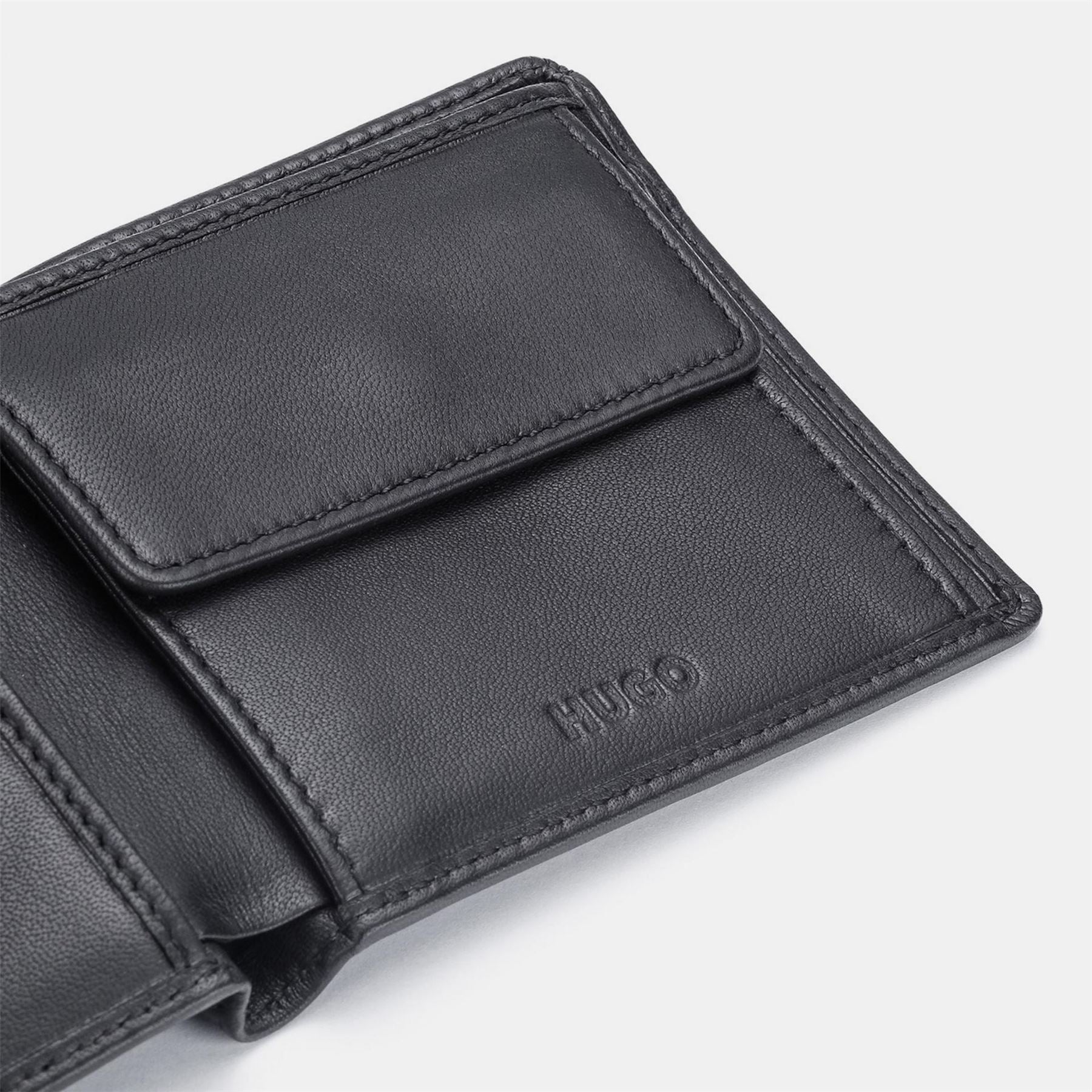 Hugo Subway Leather Bi Fold Card Wallet