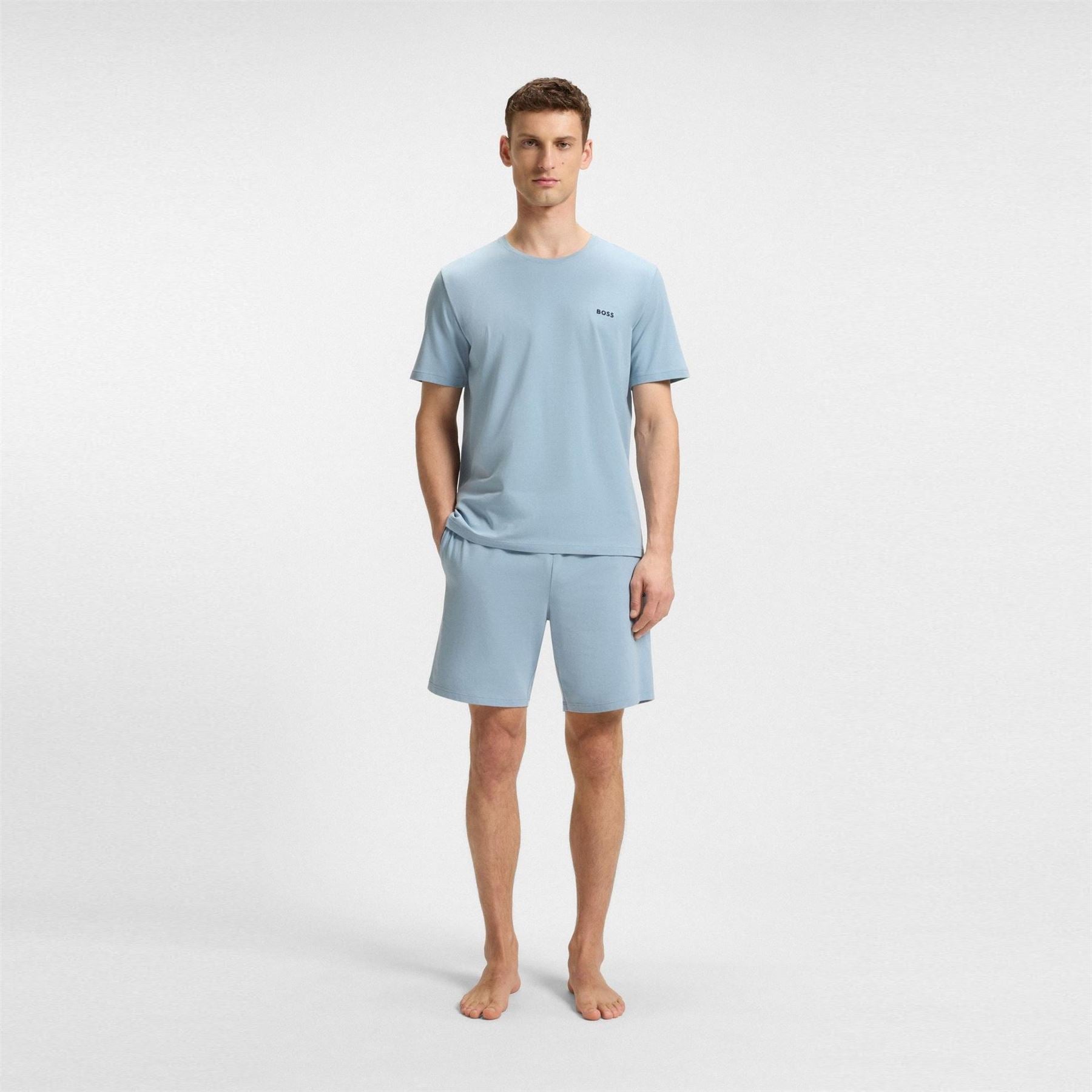 Boss BOSS Bodywear Mix  And  Match Premium Cotton T Shirt with Logo Detail