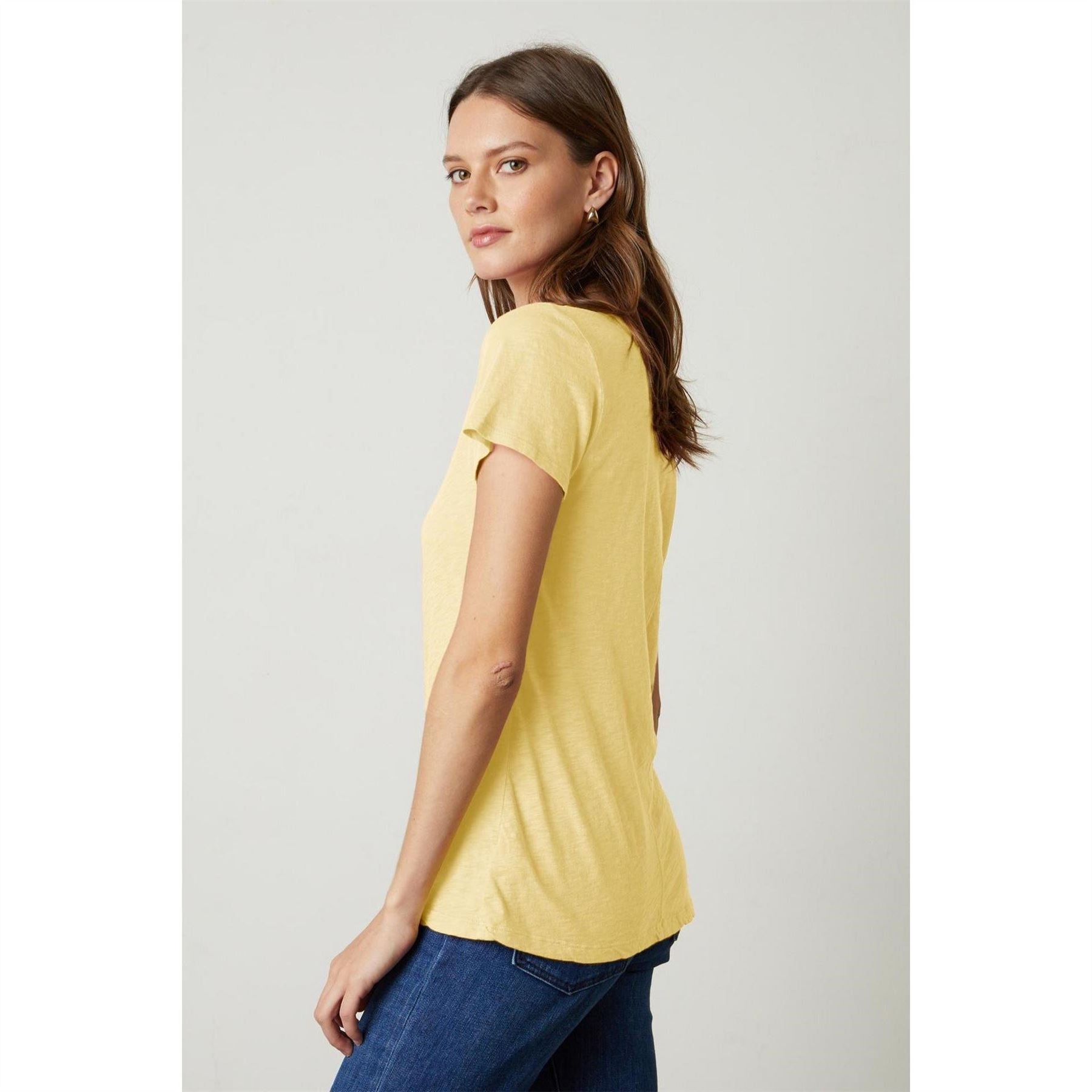 Velvet by Graham and Spencer Regular Fit Crew Neck Short Sleeve T-Shirt