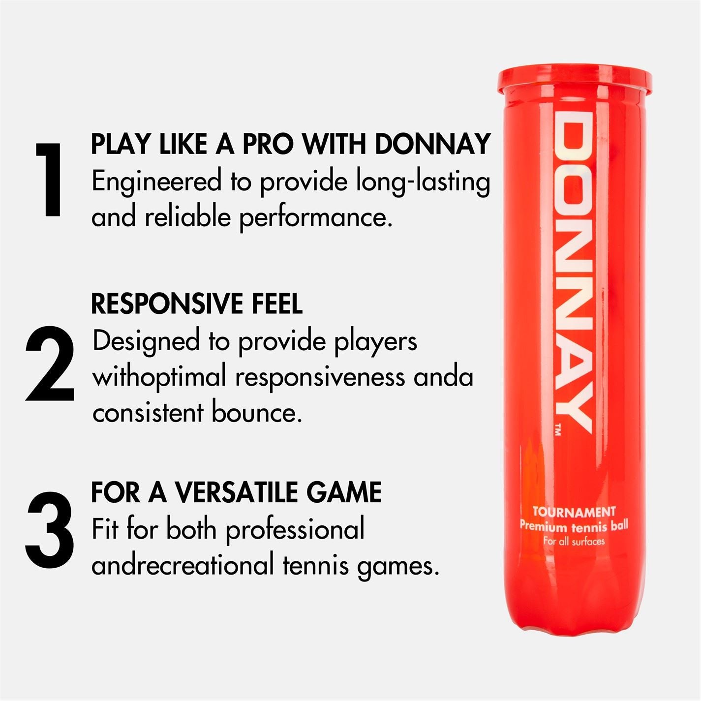 Donnay Adults Tournament Tennis Balls
