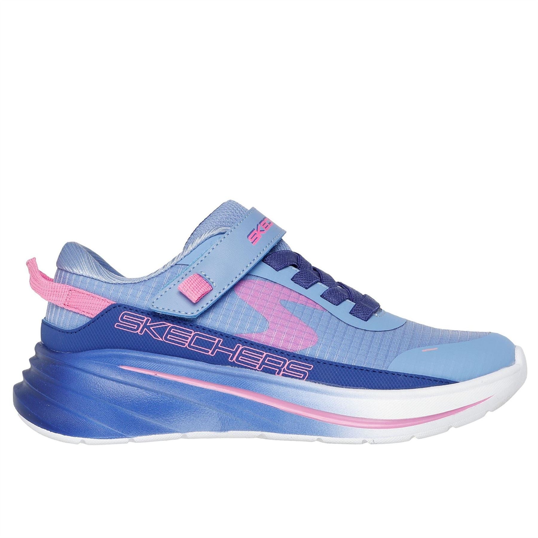 Skechers And Strap Sneaker W Mono Mesh Runners Girls