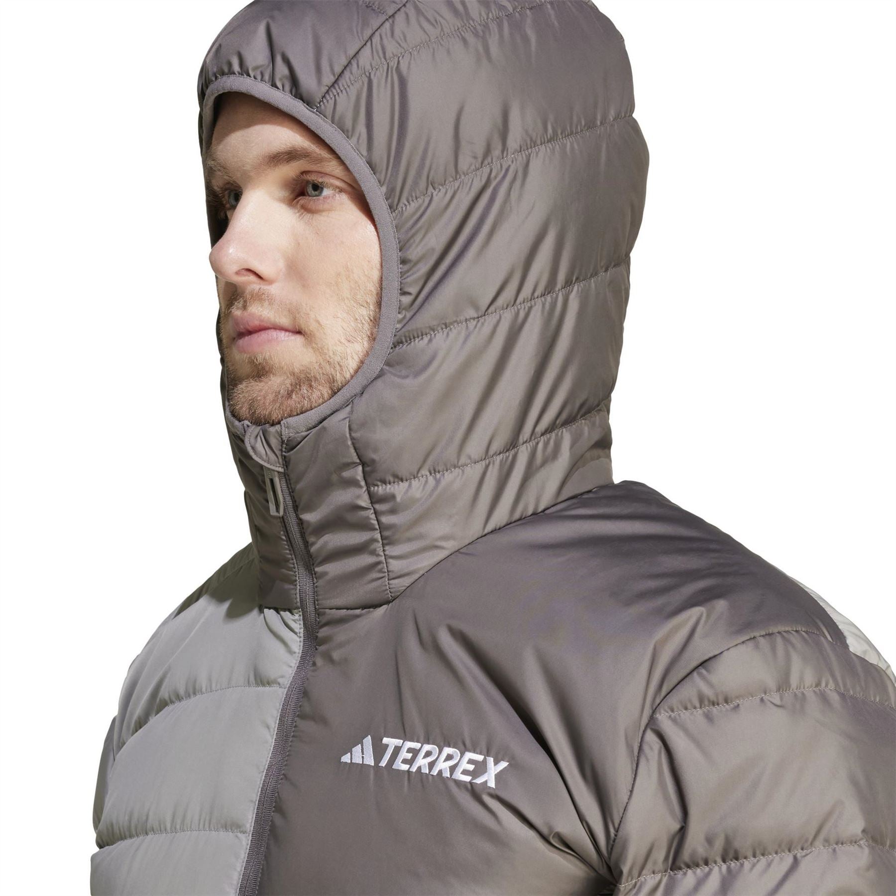 adidas Mens Down Ho J Running Jacket