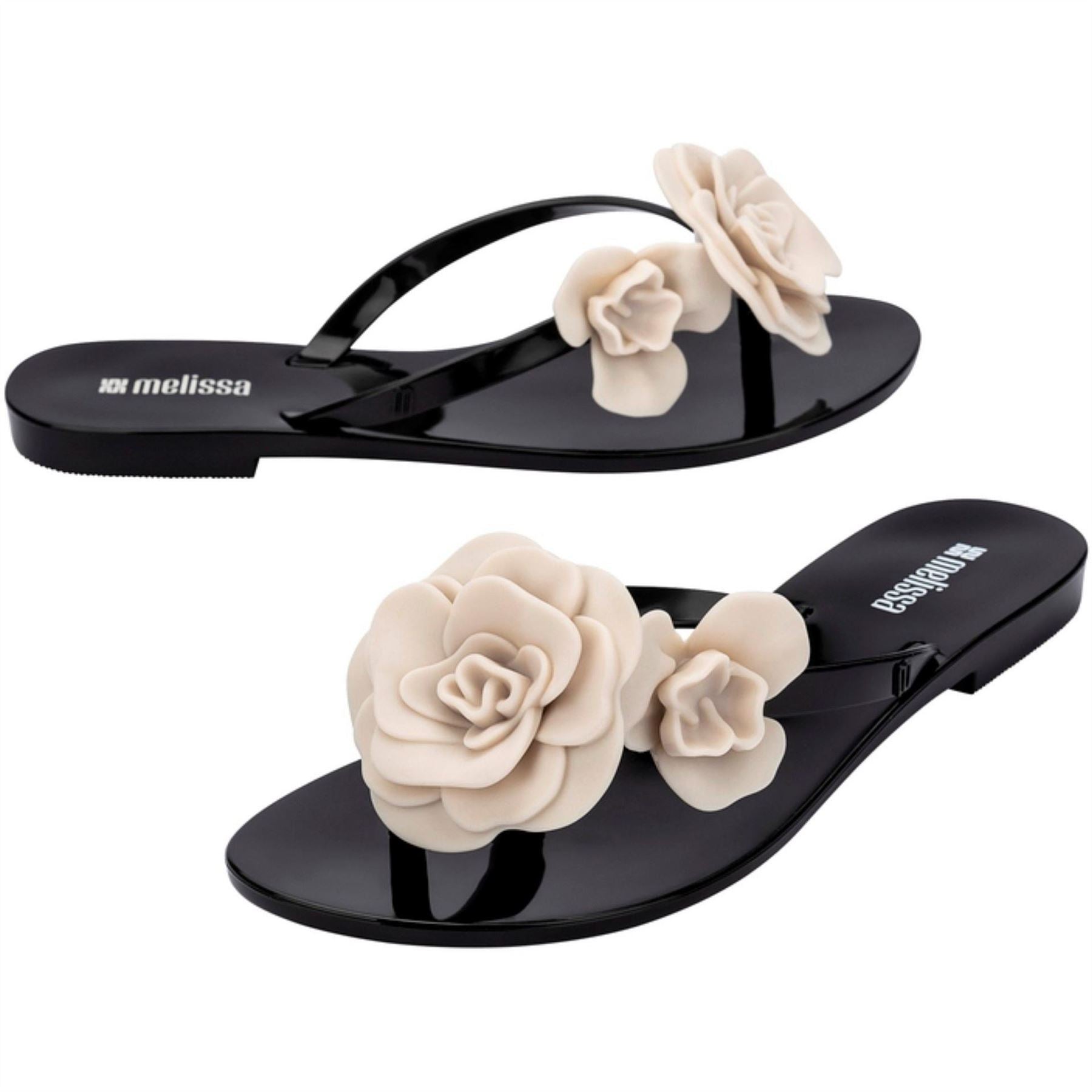 Melissa Petals Floral Toe Post Sandals