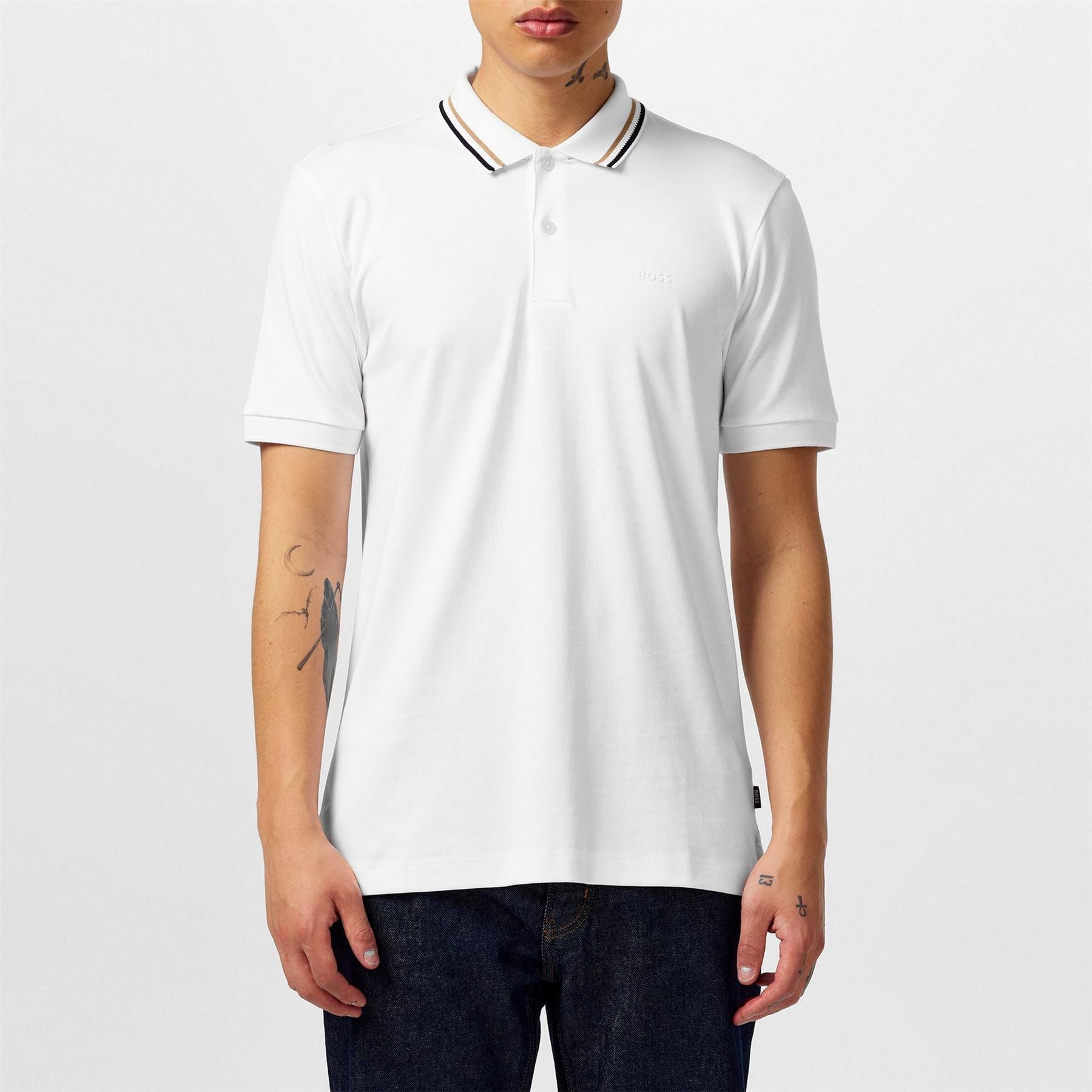 Boss BOSS BLACK Penrose Slim Fit Polo Shirt with Signature Tipped Collar